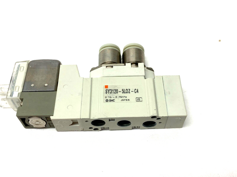 SMC SY3120-5LOZ-C4 5-Port 2-Position Solenoid Valve Stainless Tube Fittings - Maverick Industrial Sales