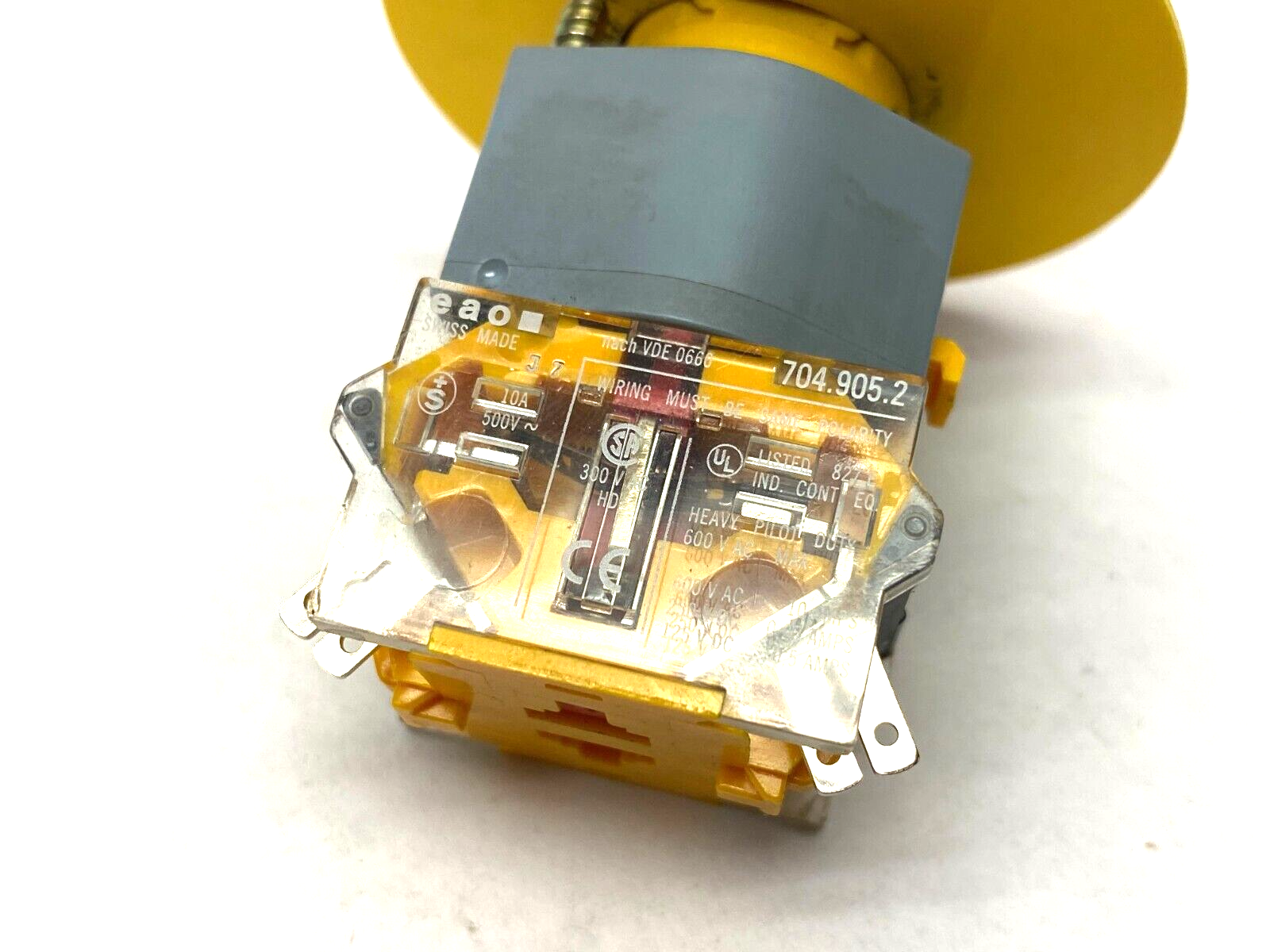 Eao 704.664.2 Emergency Stop Pushbutton Assembly Twist-Release 704.905.2 Contact - Maverick Industrial Sales