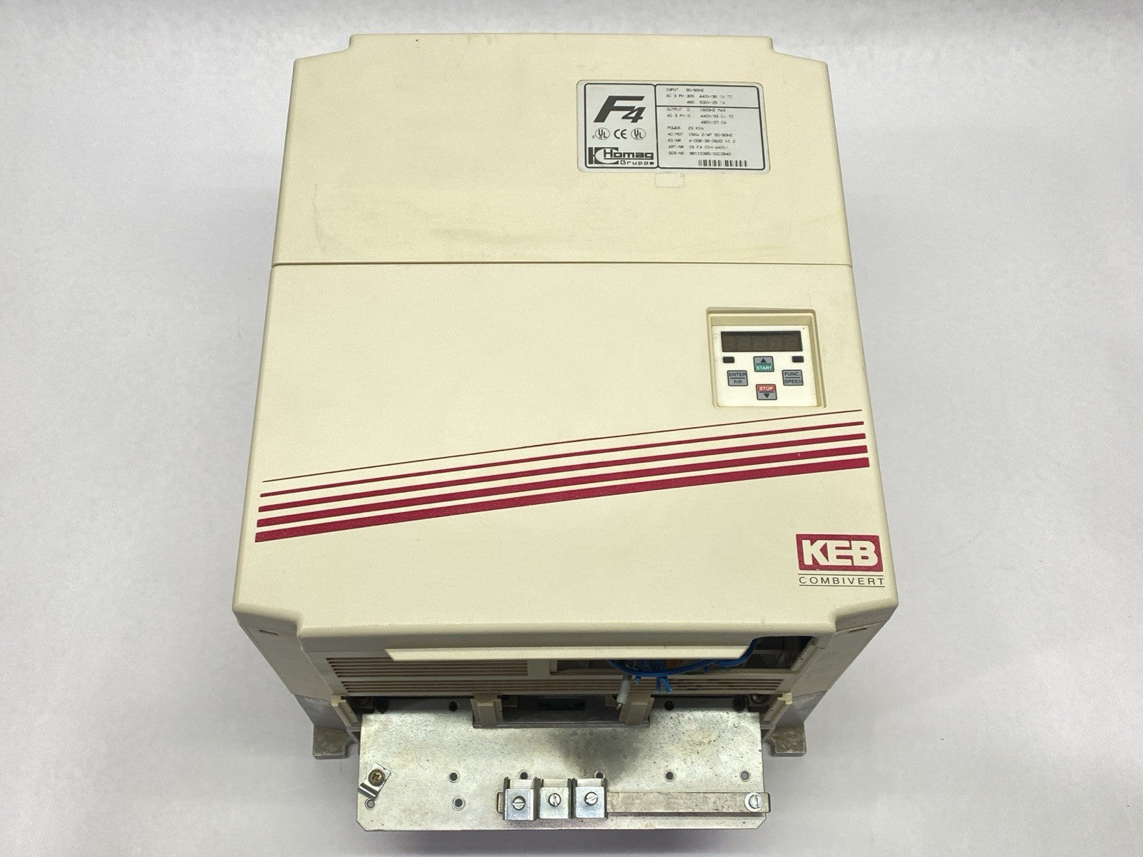 KEB Homag 4-008-39-0620 Combivert Frequency Converter 16.F4.C1H-4A01 - Maverick Industrial Sales