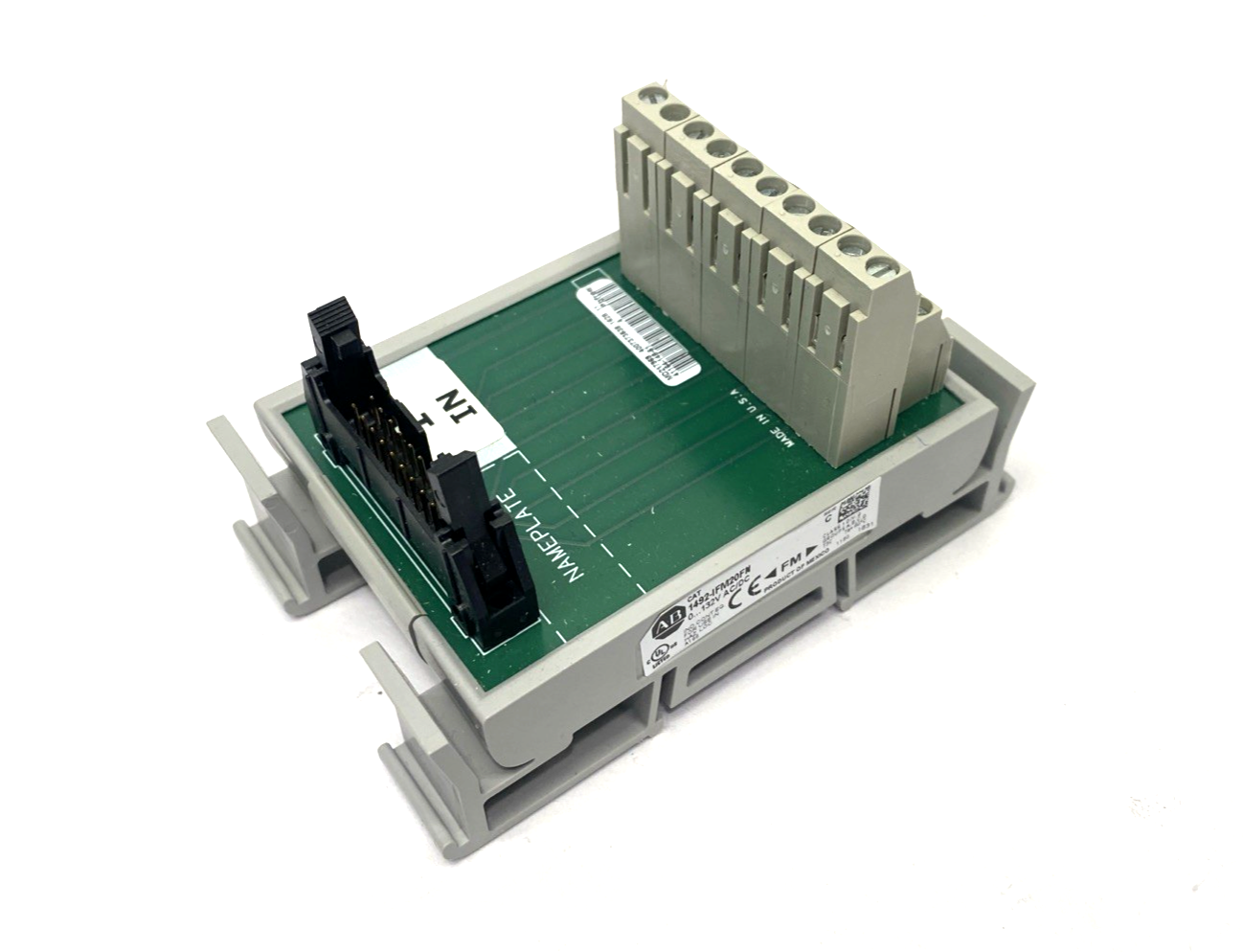 | Allen Bradley 1492-IFM20FN Ser. C. 20 Pin Connection Interface LOT OF 3 - Used - Maverick Industrial Sales