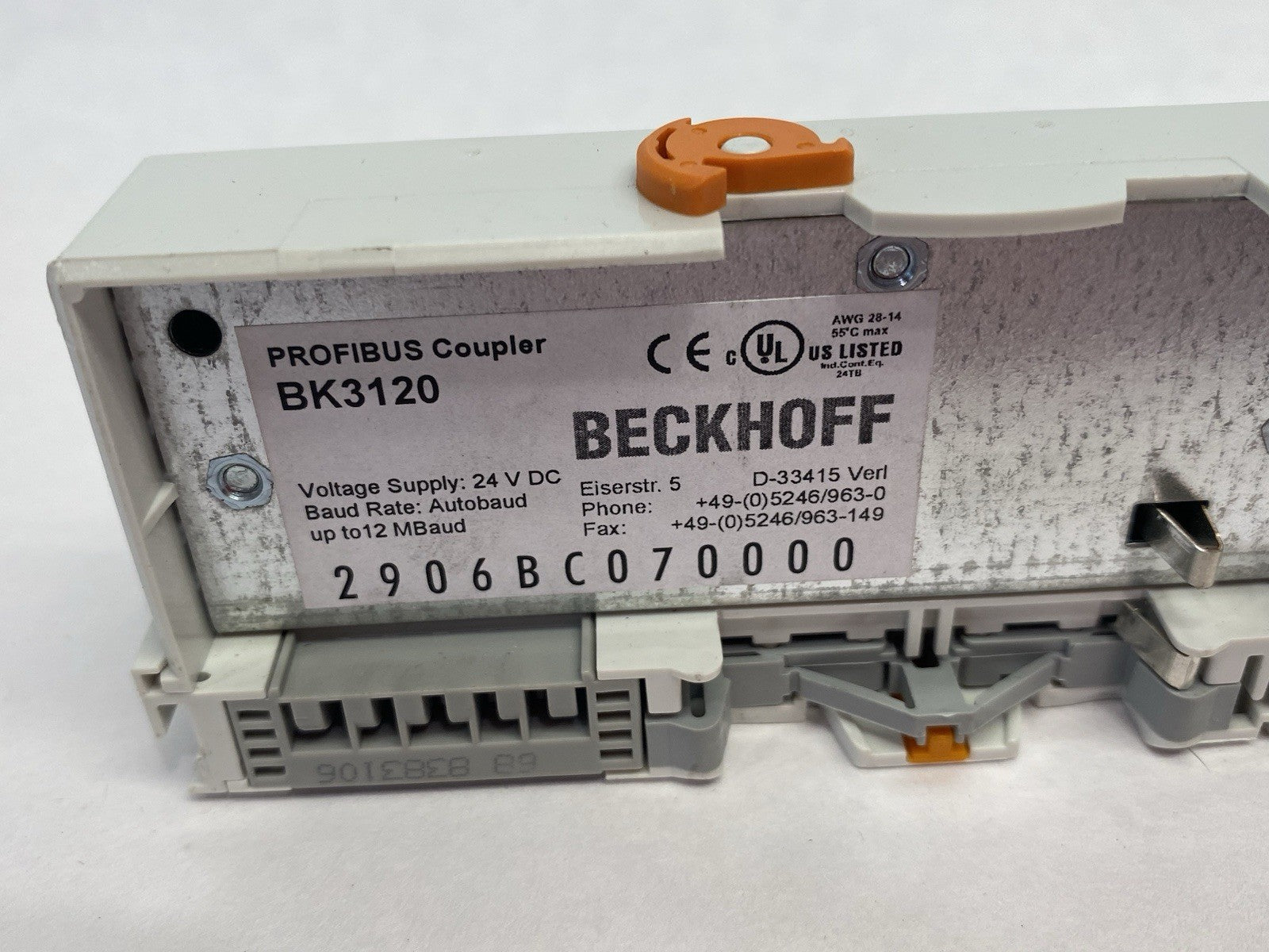 Beckhoff BK3120 PROFIBUS Economy plus Bus Coupler Module - Maverick Industrial Sales