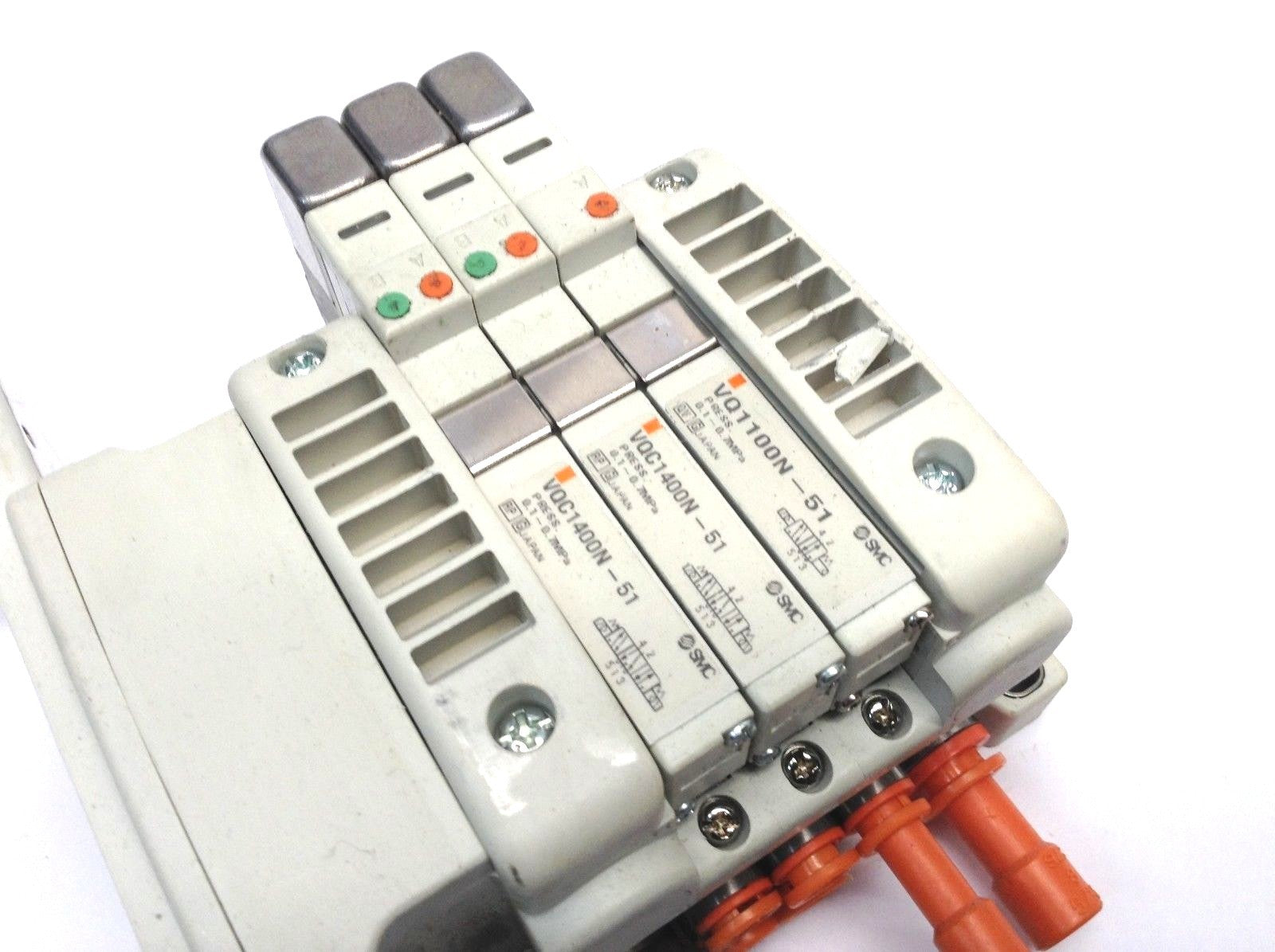 SMC VV5QC11-03N7SD0-S Pneumatic Solenoid Manifold - Maverick Industrial Sales