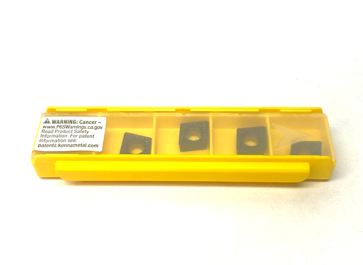 3744887 | Kennametal Screw-On CCMT-MP Positive Insert CCMT09T308MP PKG OF 5 - New - Maverick Industrial Sales