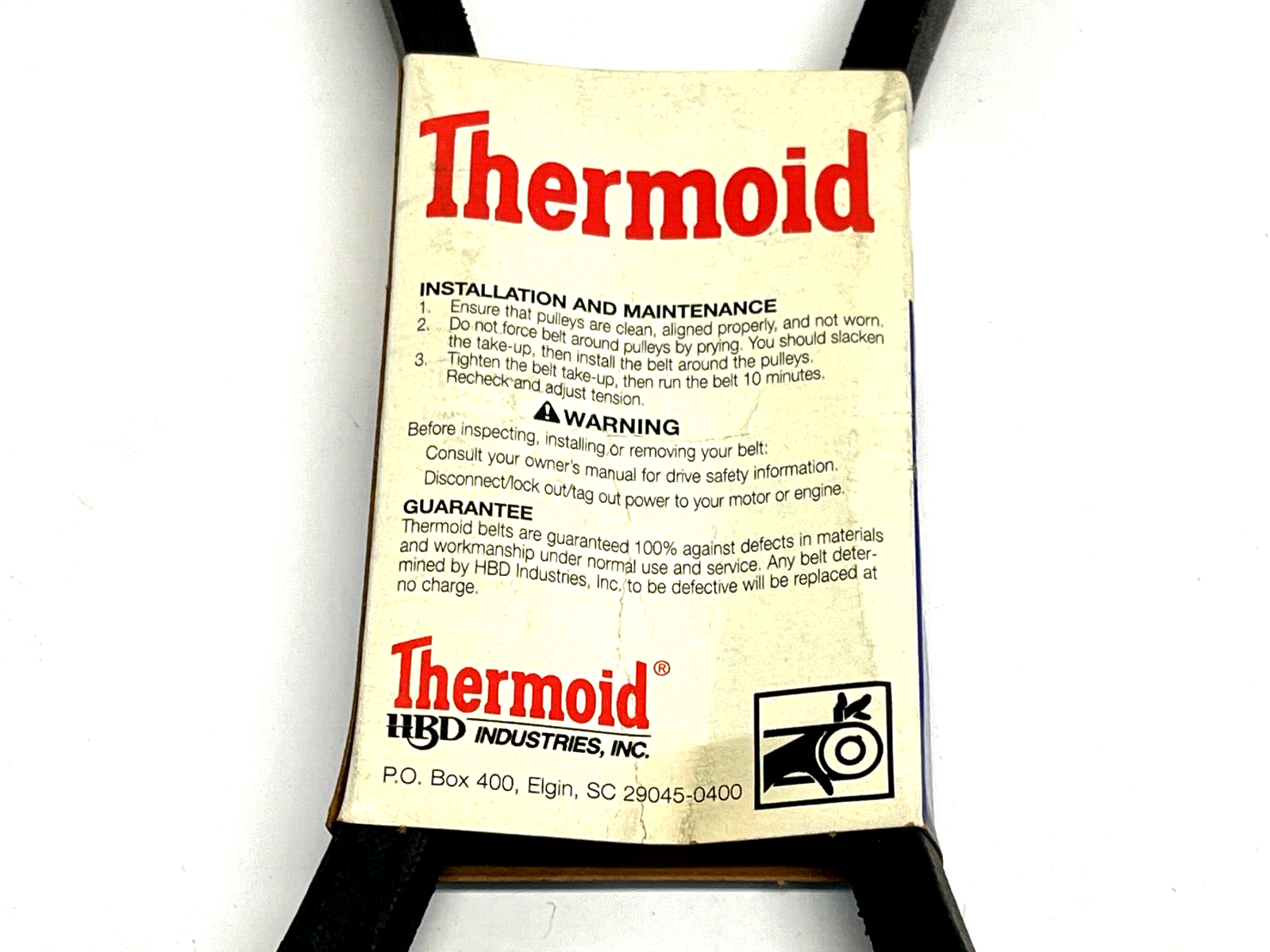 Thermoid B036SEL V-Belt - Maverick Industrial Sales