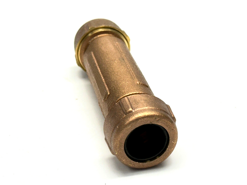 1/2" Pipe 3/4" Copper Tube Brass Compression Pipe Joining Coupling 5" Long - Maverick Industrial Sales