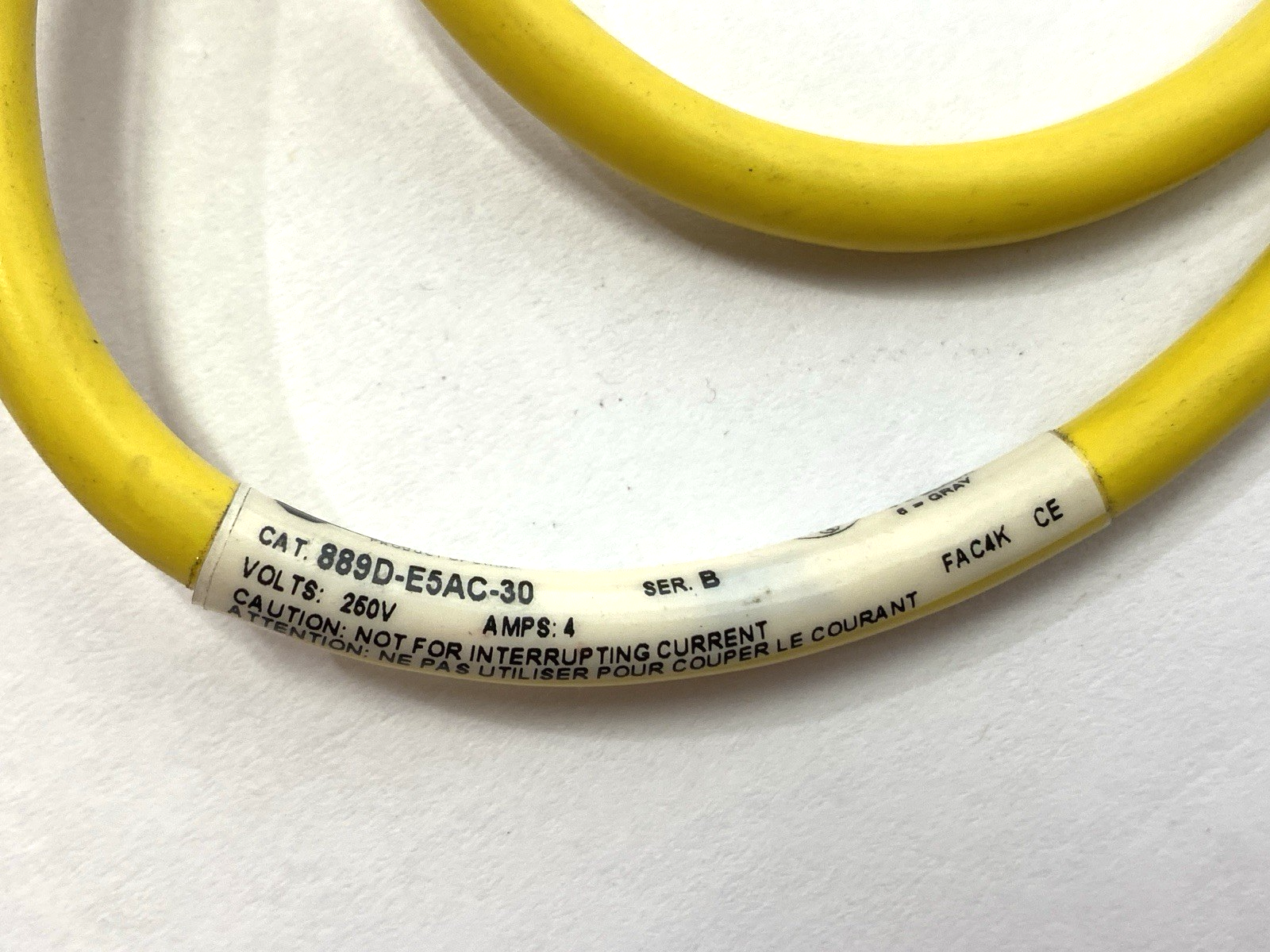 Allen Bradley 440E-D13114 Lifeline Safety Switch w/ 889D-E5AC-30 M12 5-Pin Cable - Maverick Industrial Sales