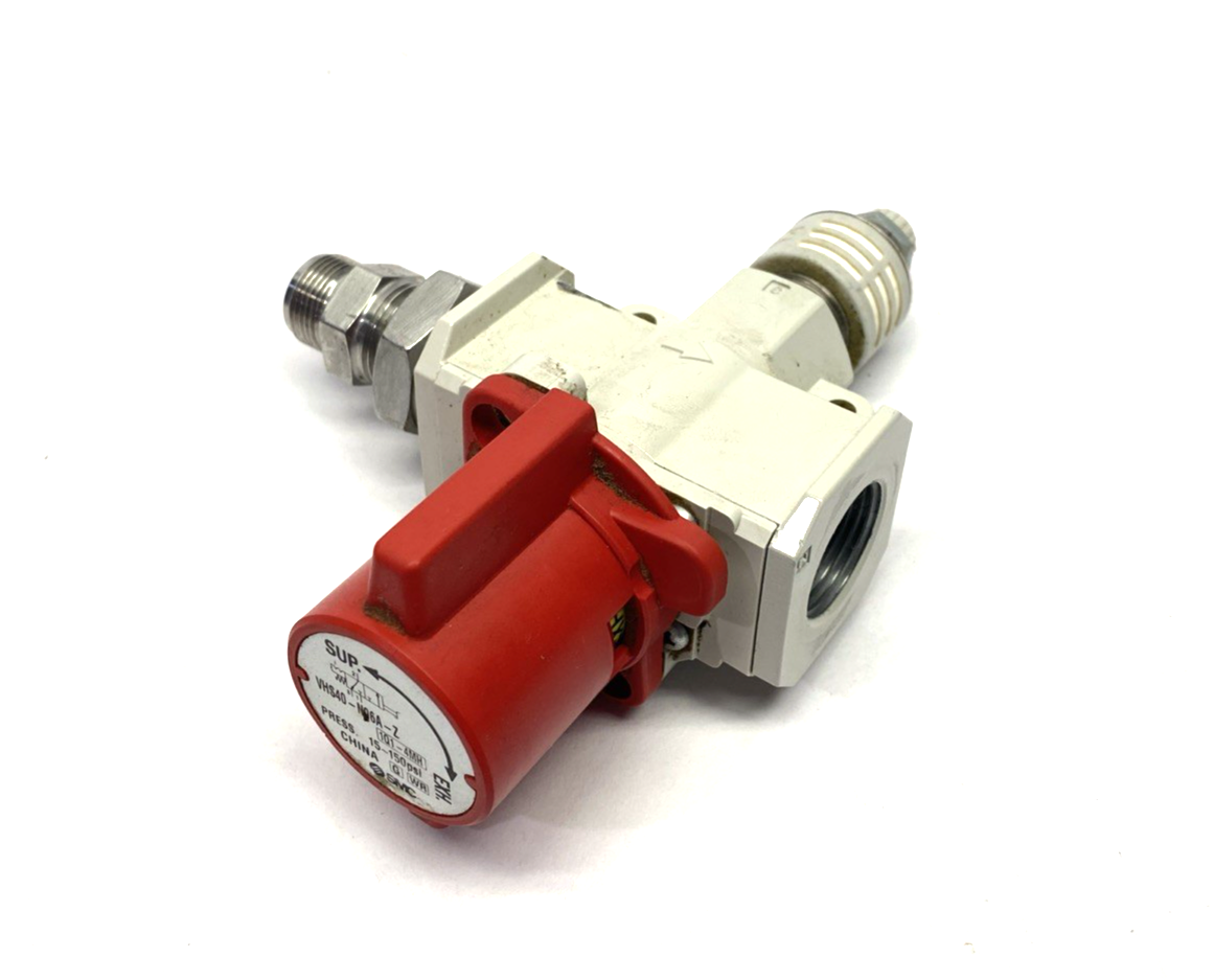 VHS40-N06A-Z | SMC Manual Single Action Relief Valve 3/4" NPT - Used - Maverick Industrial Sales