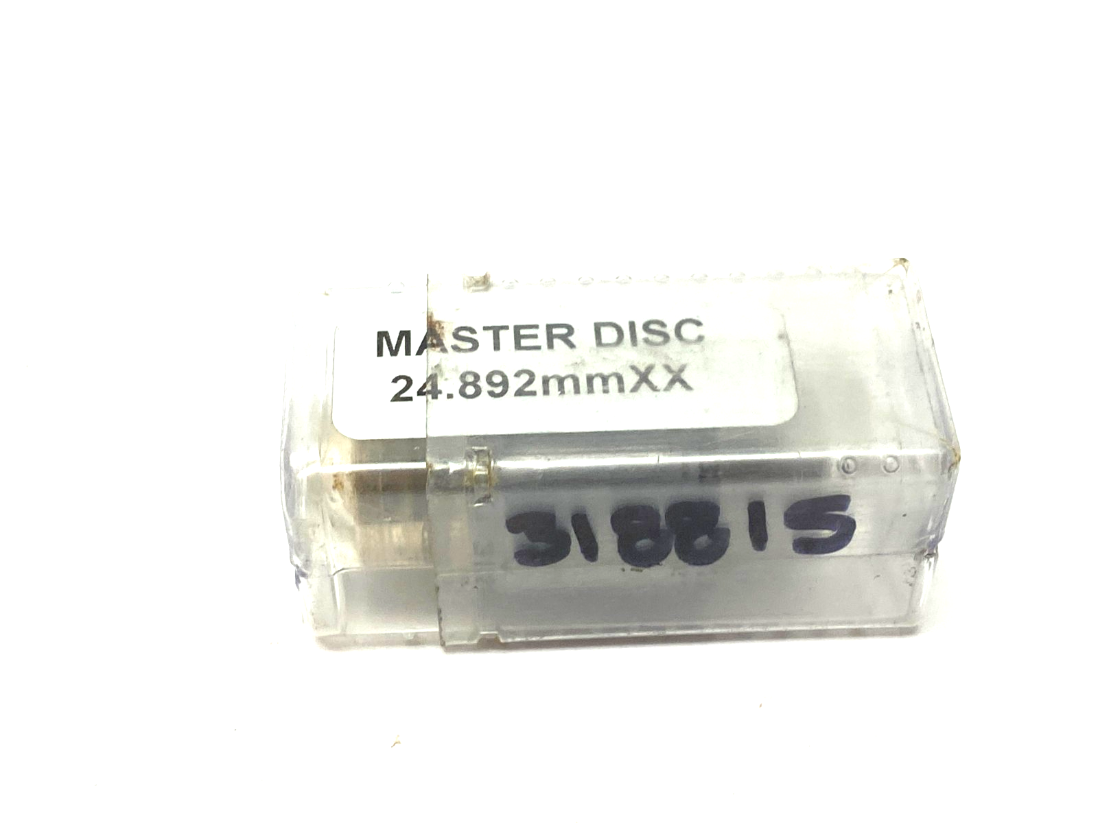 Mahr 2093254 Steel XX Master Disc 24.892mm BROKEN SIDE SEAL - Maverick Industrial Sales