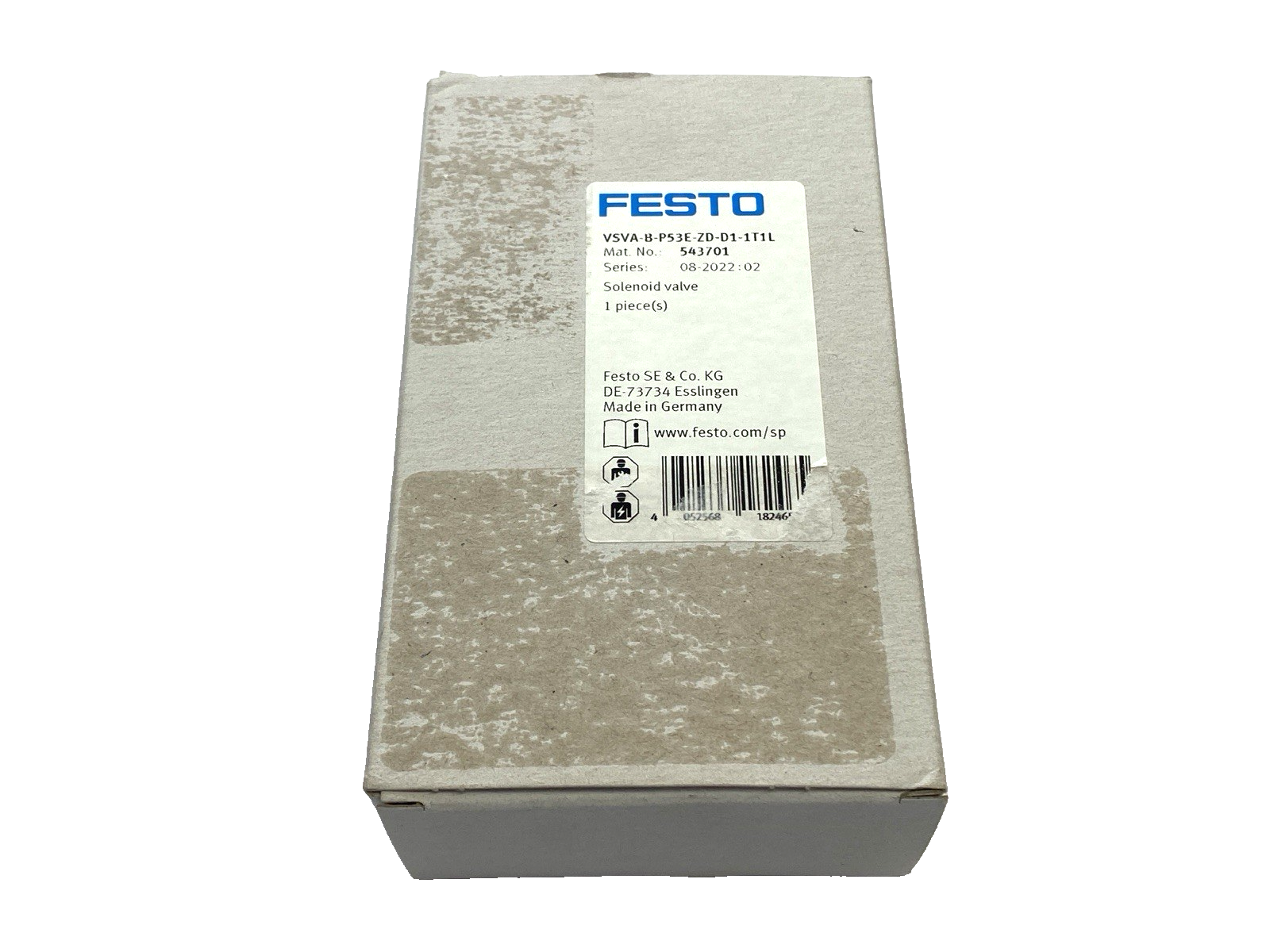 Festo VSVA-B-P53E-ZD-D1-1T1L Solenoid Valve 24VDC 543701 - Maverick Industrial Sales