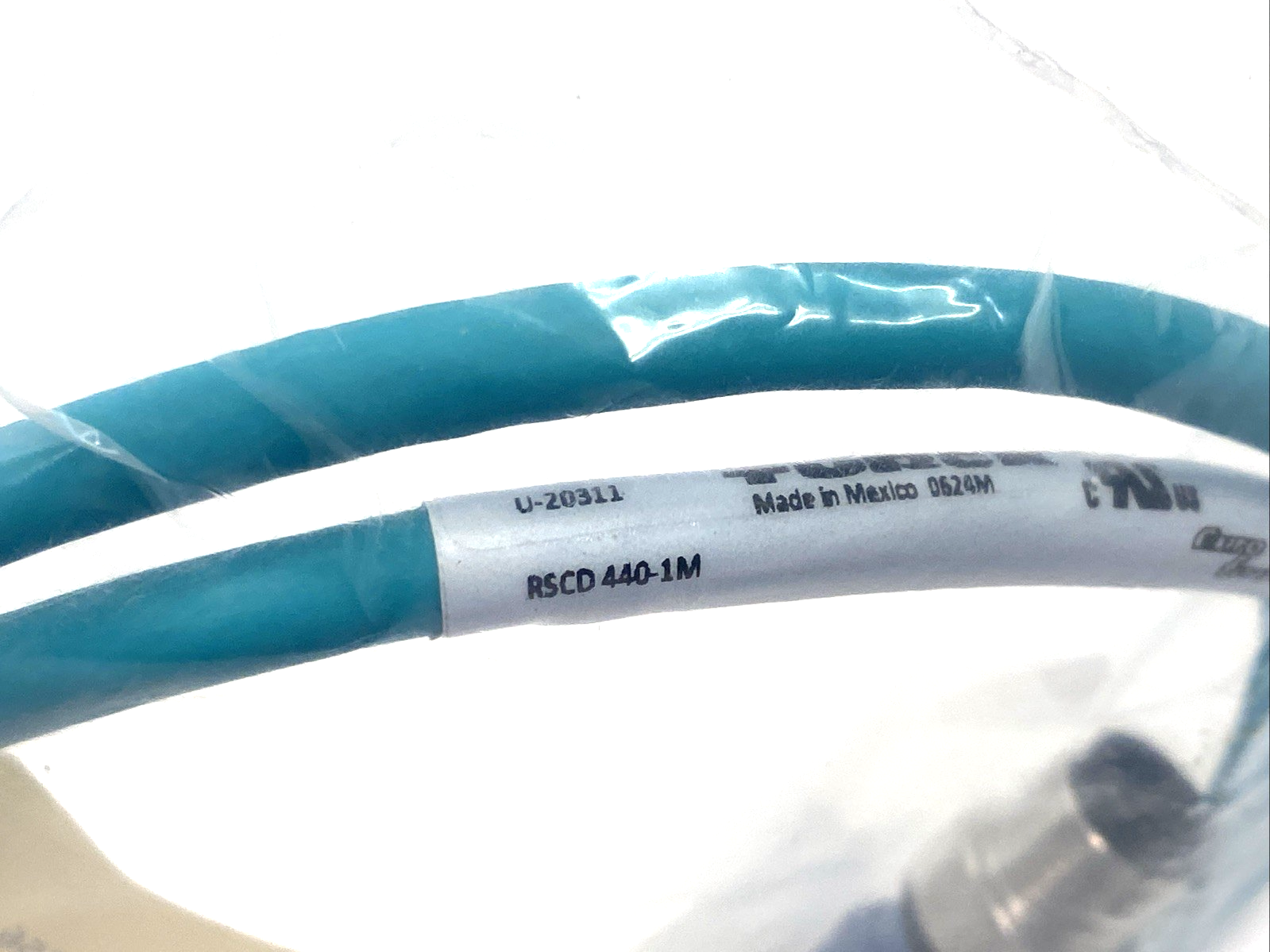 RSCD 440-1M | Turck Industrial Ethernet Extension Cable M12 Male 4-Pin 1m U-20311 - New - Maverick Industrial Sales
