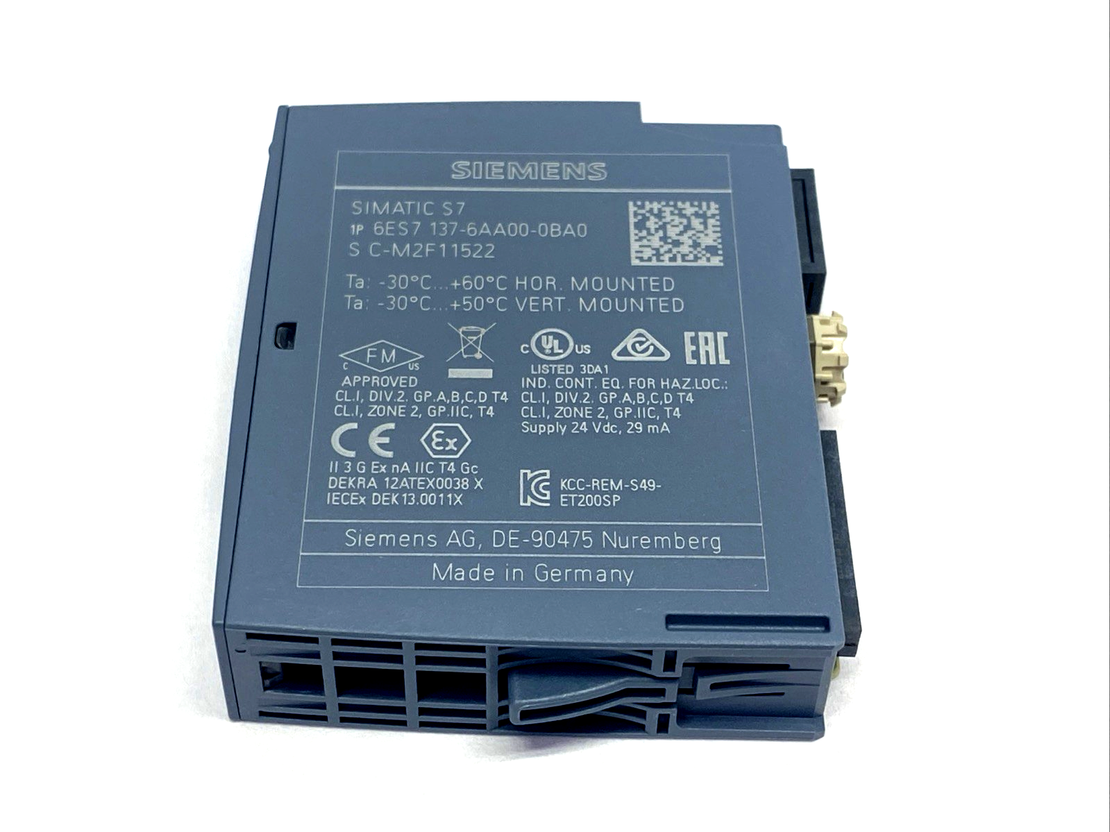 Siemens 6ES7 137-6AA00-0BA0 Communications Module RS232, RS485/422 - Maverick Industrial Sales