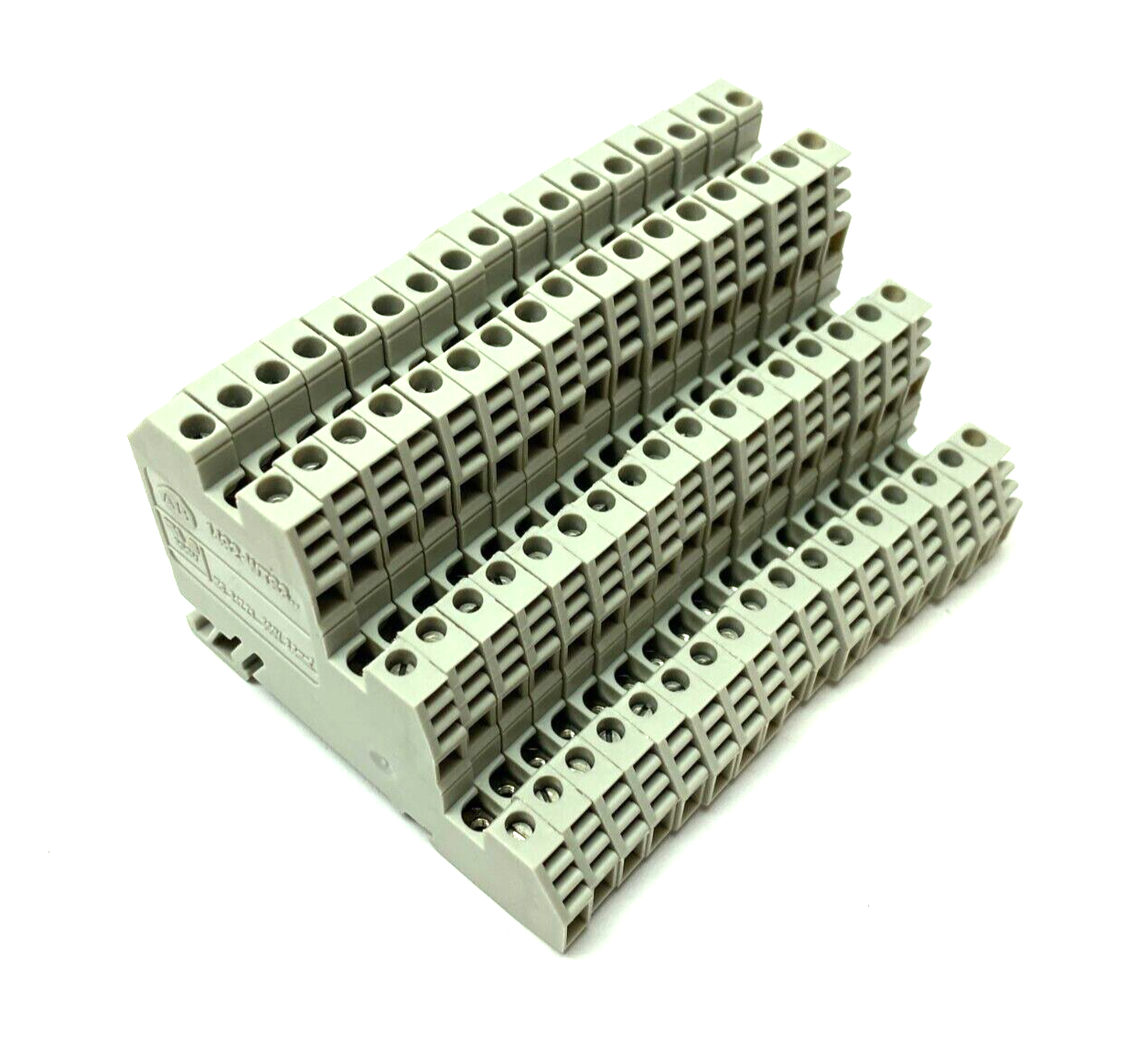 Allen Bradley 1492-WTS3 Ser B 3-Stage Feed-Through Terminal Block Gray BOX OF 17 - Maverick Industrial Sales