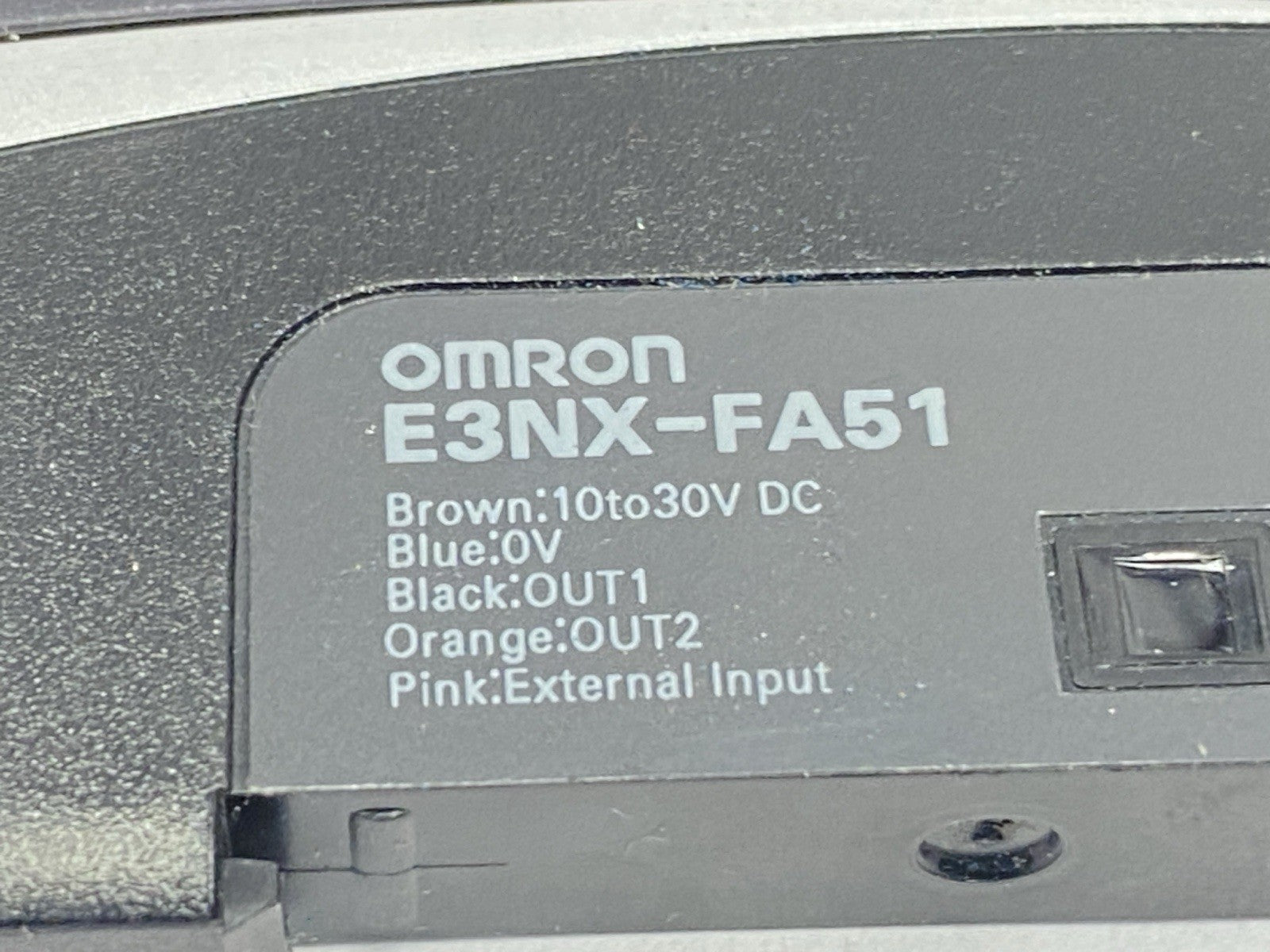 E3NX-FA51 | Omron Smart Fiber Amplifier Unit 10-30VDC - Used - Maverick Industrial Sales