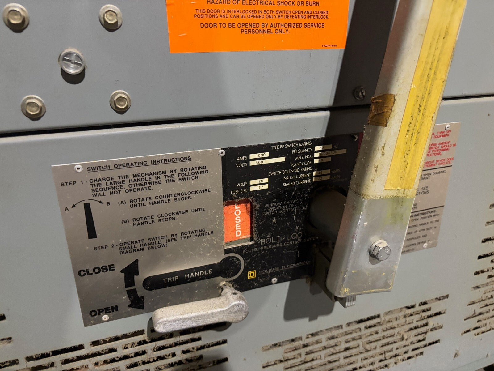 Square D QED 2 Power Style Switchboard 3000A PowerLogic Circuit Monitor BPO3630E - Maverick Industrial Sales