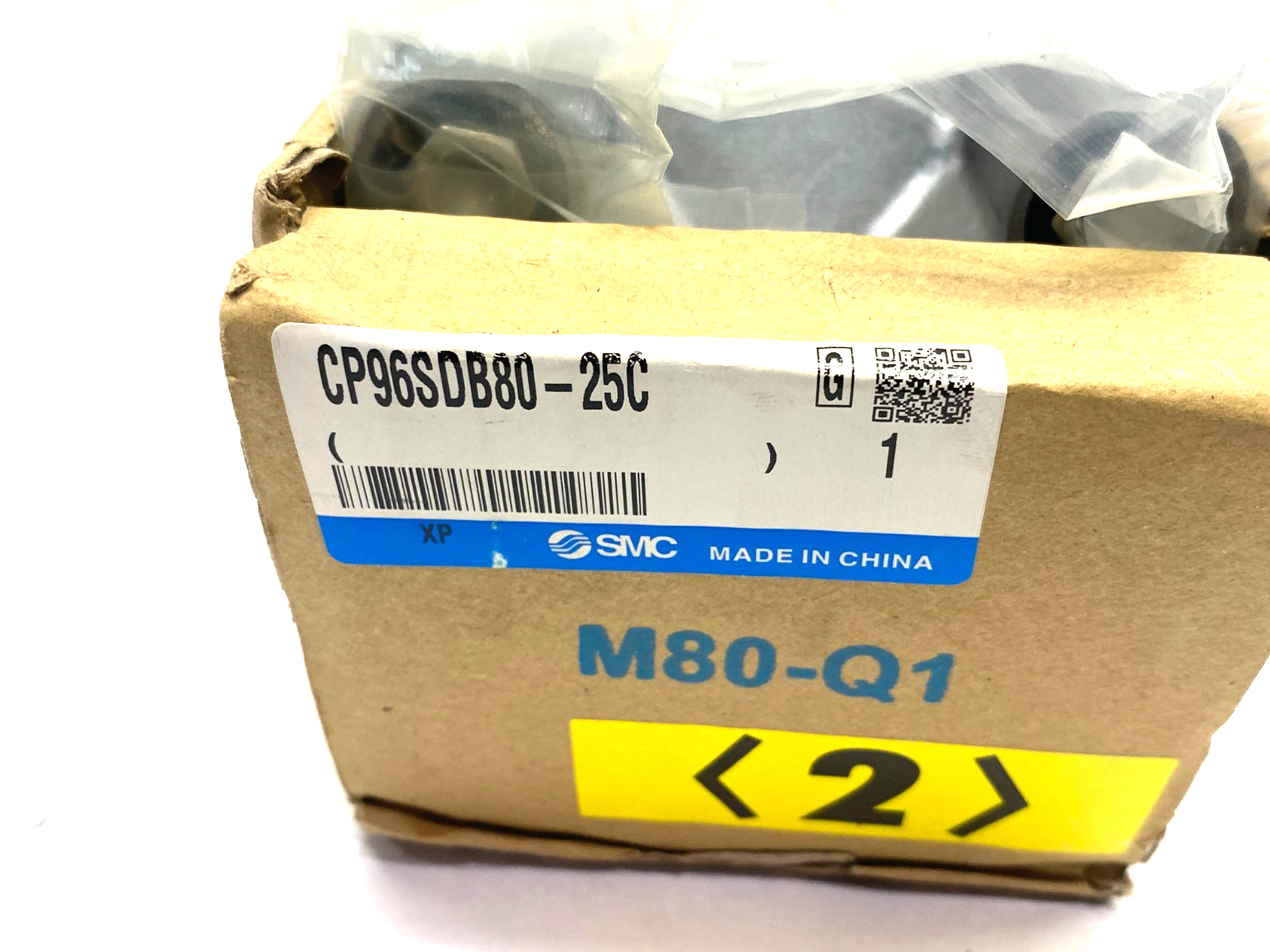 SMC CP96SDB80-25C Tie-Rod Cylinder, CP96 Profile, Double Acting - Maverick Industrial Sales