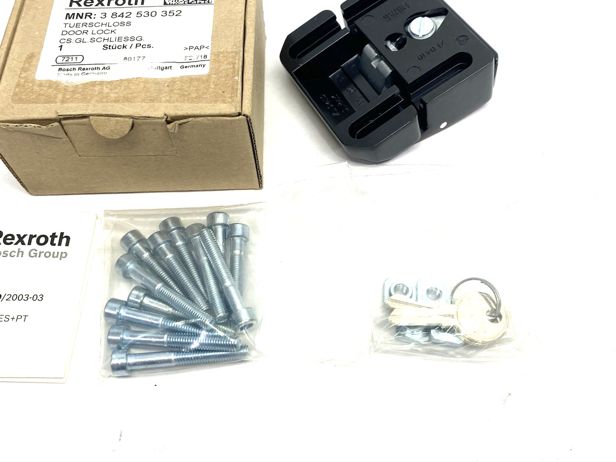 Bosch Rexroth 3842530352 Uniform Locking Door Lock Unit, for Swing Doors - Maverick Industrial Sales