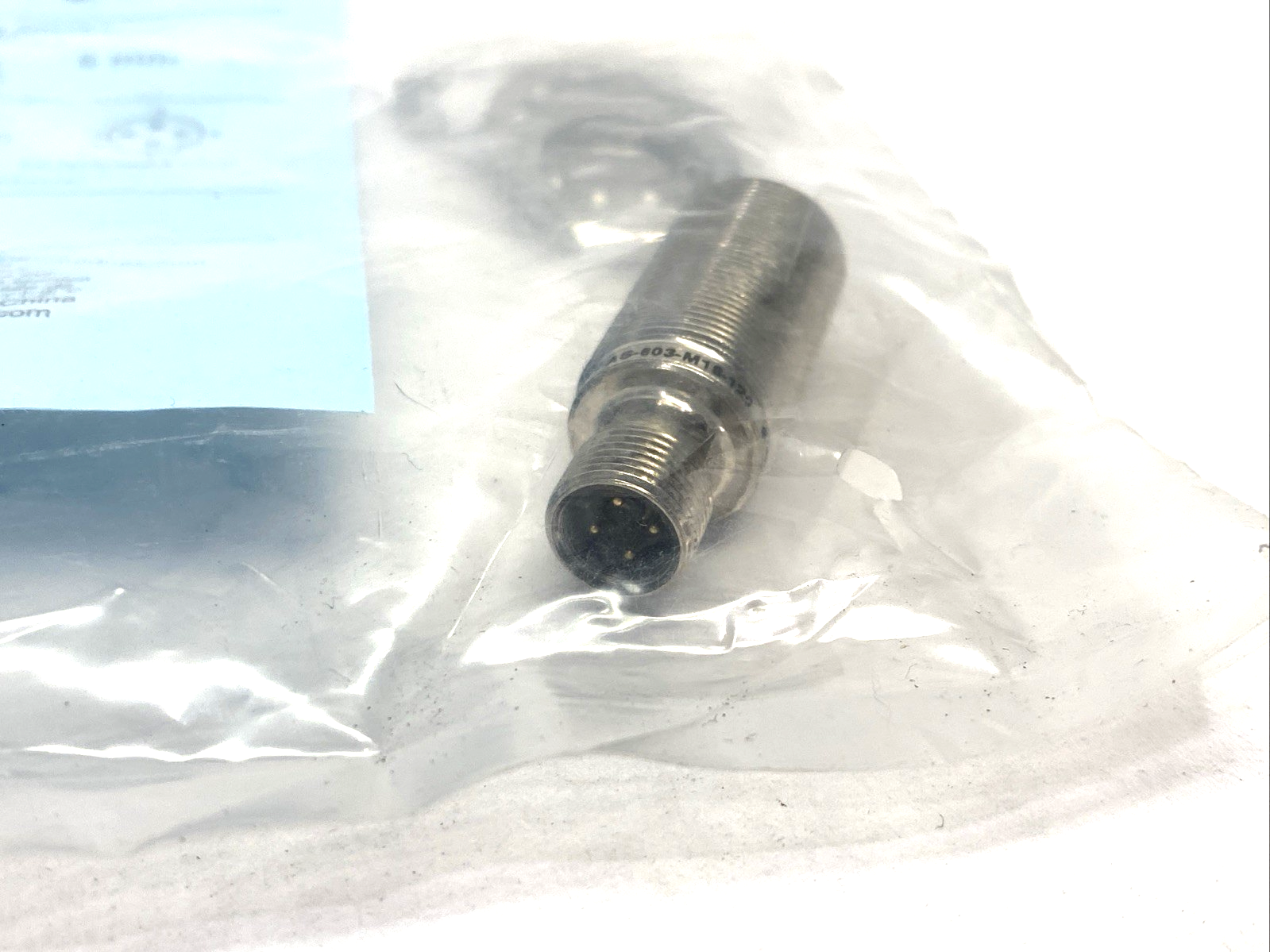 Contrinex DW-AS-603-M18-120 IO-Link Inductive Sensor M18 Diameter M12 4-Pin Male - Maverick Industrial Sales