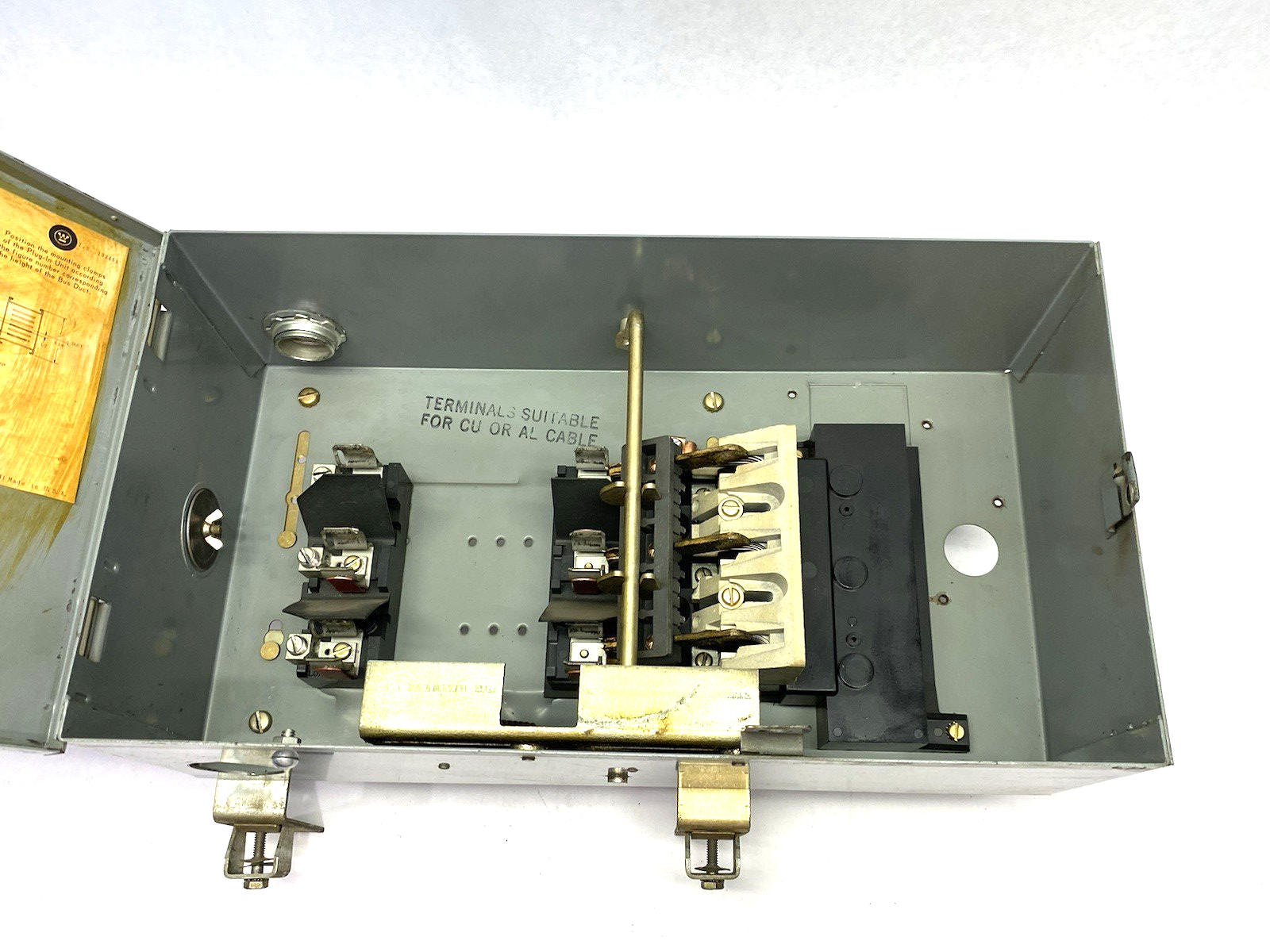 373D633G06 | Westinghouse Fusible Plug-In Switch Unit TAP-362 60A 3-Phase - Used - Maverick Industrial Sales