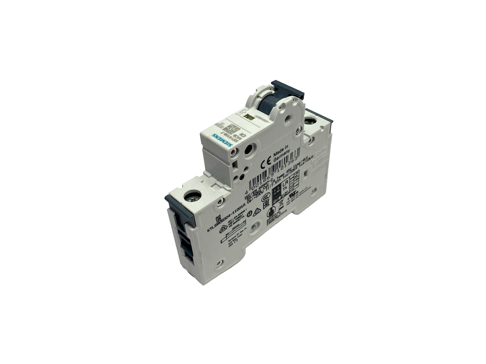 Siemens 5SY4108-7 Miniature Circuit Breaker 230/400V 10kA, 1-Pole, C-Trip, 8A - Maverick Industrial Sales