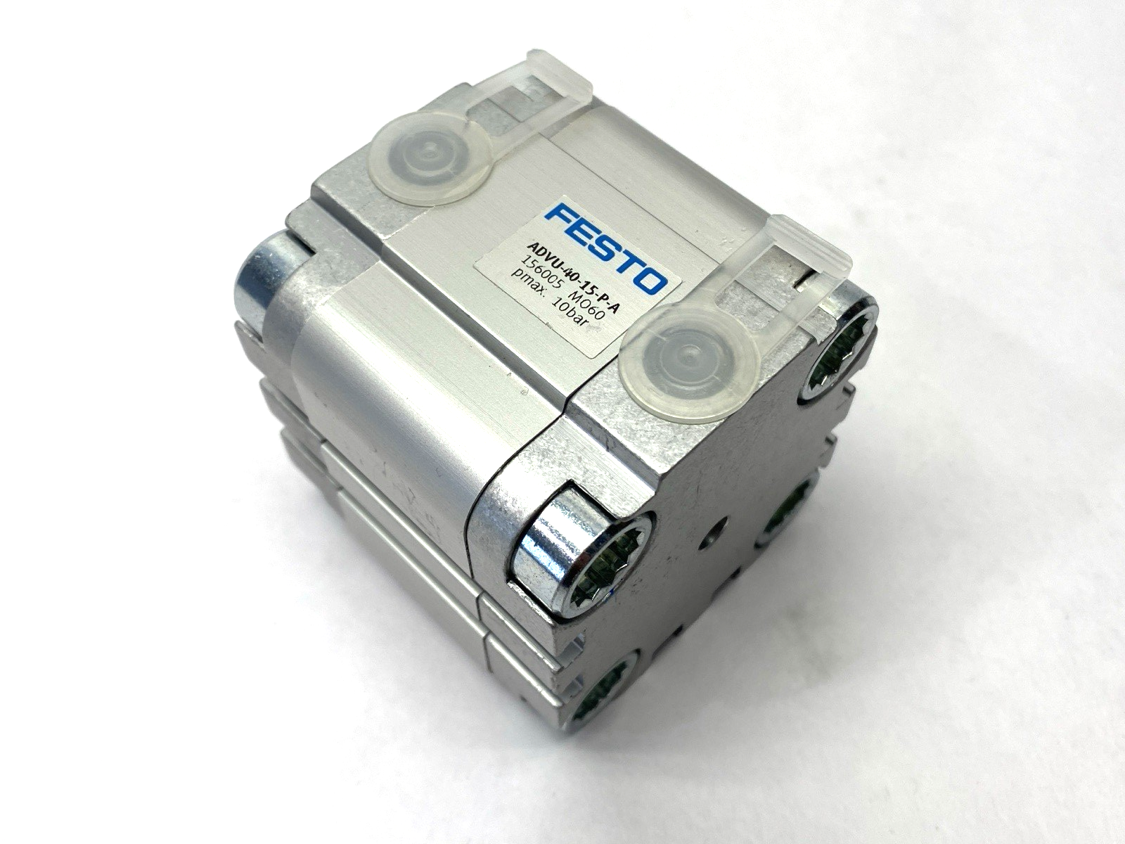 Festo ADVU-40-15-P-A Pneumatic Compact Cylinder 40mm Bore 15mm Stroke 156005 - Maverick Industrial Sales