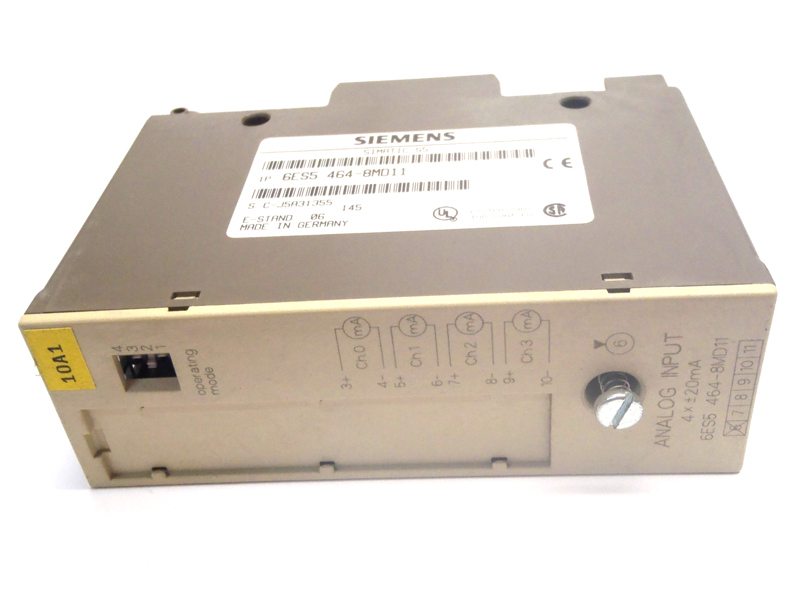 Siemens 6ES5 464-8MD11 SIMATIC S5 Analog Input Module, Isolated - Maverick Industrial Sales