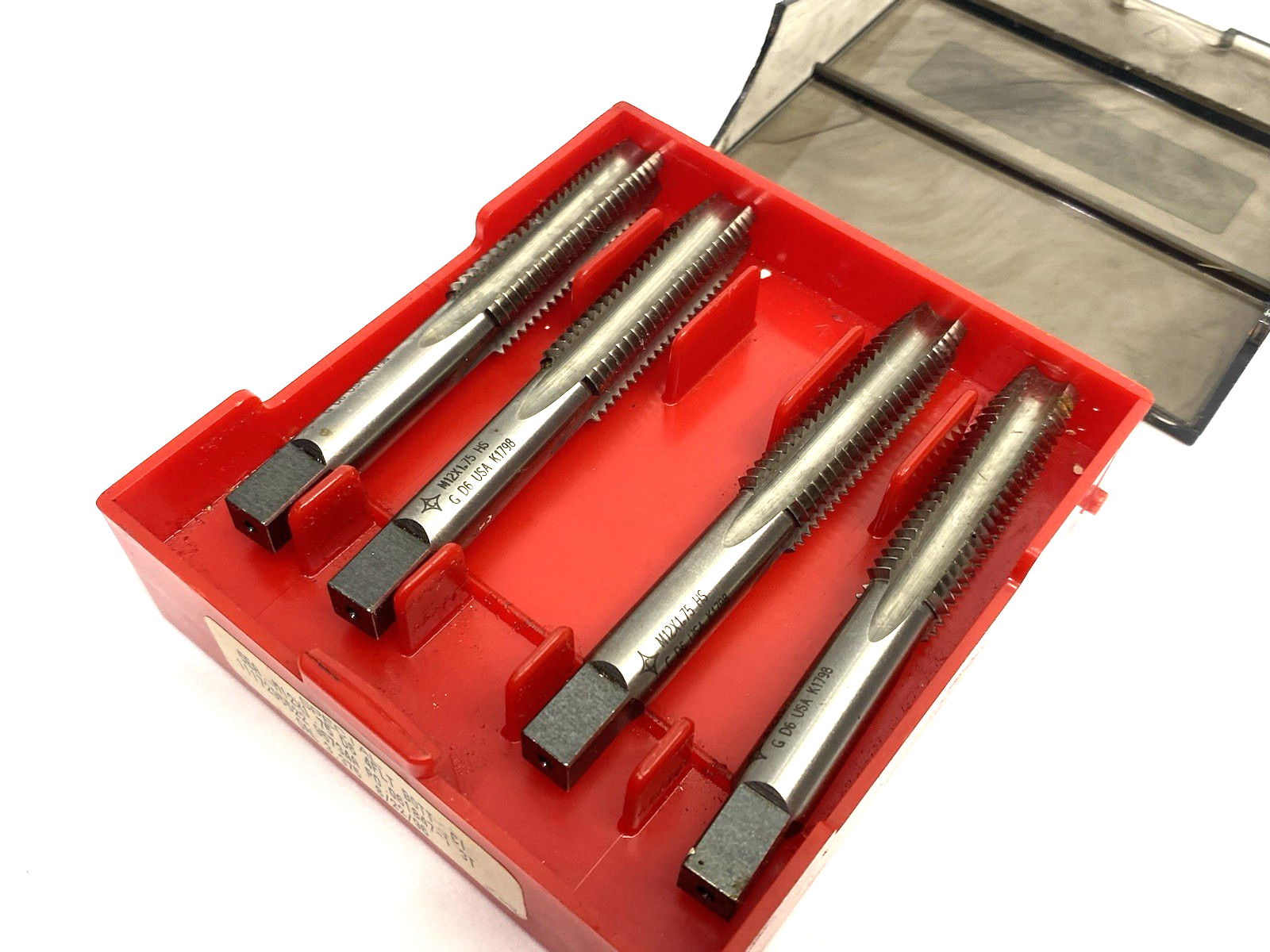 None | Cleveland M12x1.75 D6 Bottoming Hand Tap, 4-Flute, 3.375 OAL, PKG OF 4 - New Other - Maverick Industrial Sales