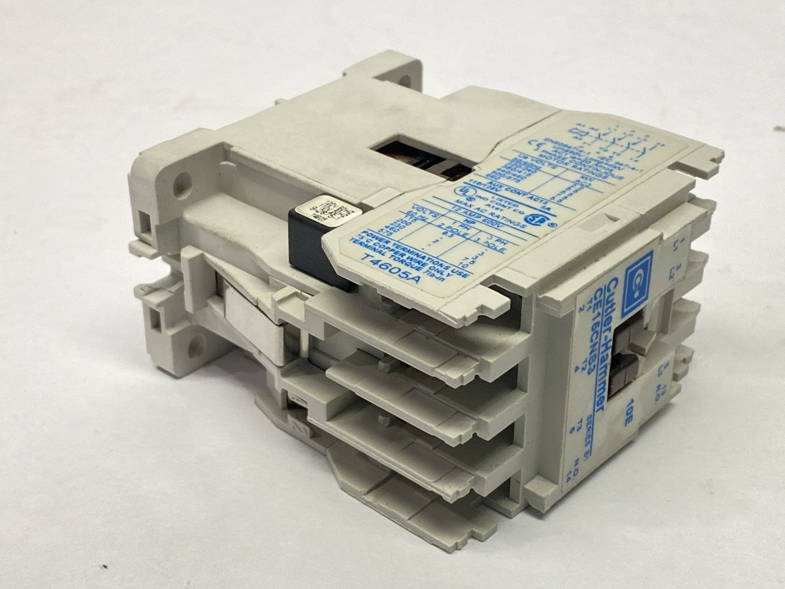 CE15CNS310E | Cutler Hammer Ser B1 Contactor IEC 3-Pole 12A 600V - Used - Maverick Industrial Sales