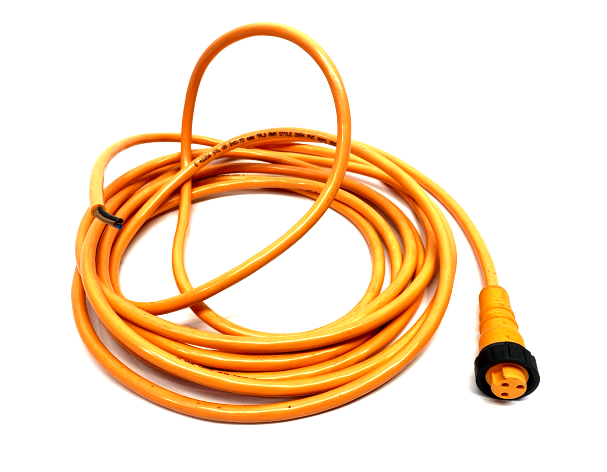 RK 30-05/5 M, 11176, RK30-05/5M | Lumberg RK 30-05/5 M Power Single-Ended Cordset 7/8" Female 3-Pin 5m 11176 - New – Open box - Maverick Industrial Sales