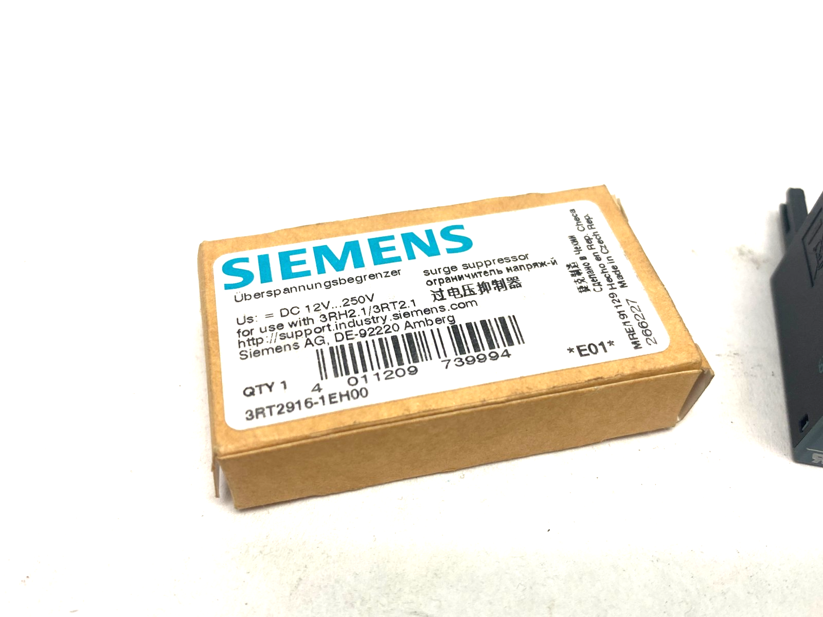 Siemens 3RT2916-1EH00 Surge Suppressor, Diode Combination 12... 250V - Maverick Industrial Sales