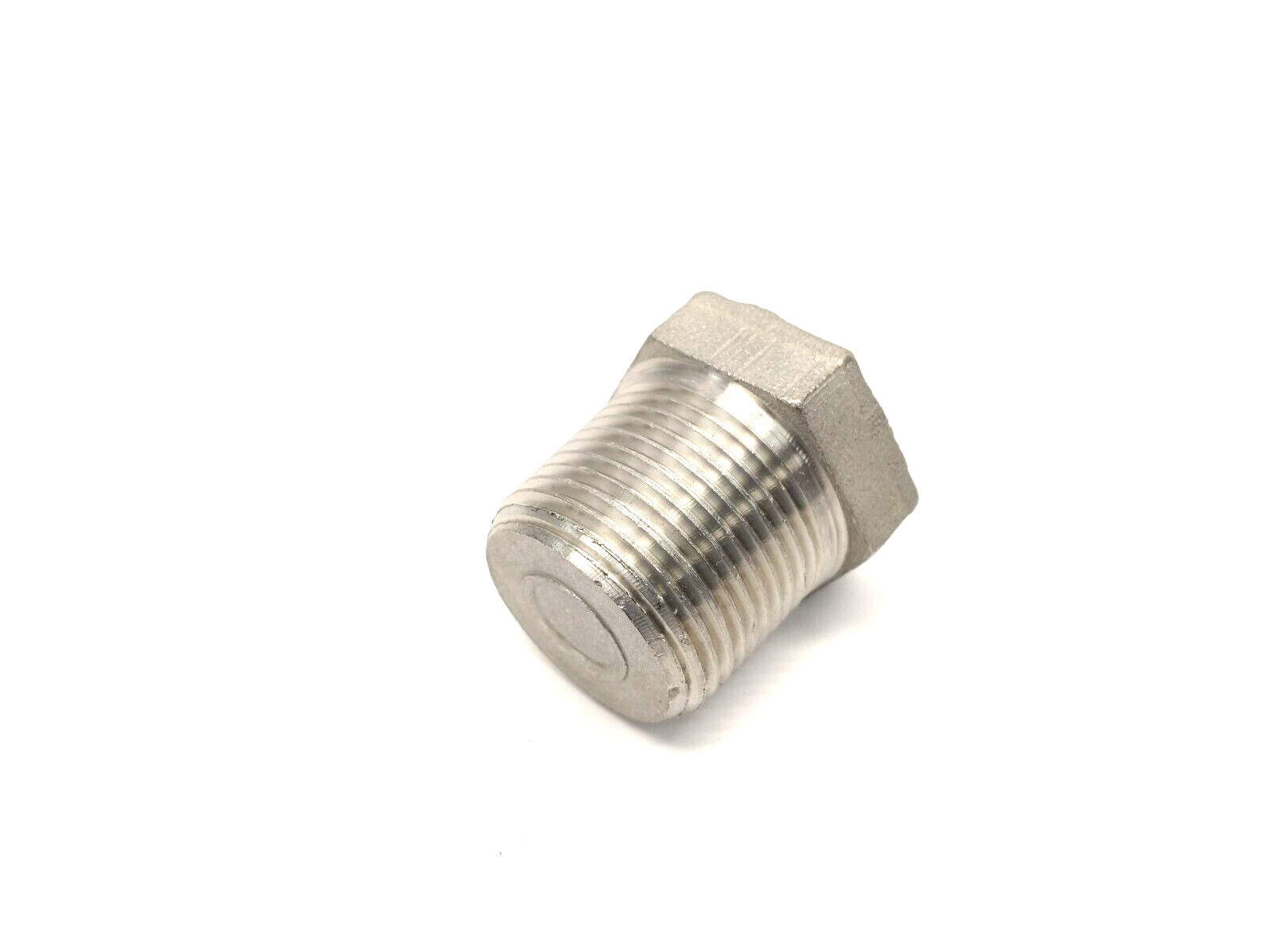 OMC 1" NPT Hex Head Plug 304SS B16 F304/L LOT OF 3 - Maverick Industrial Sales