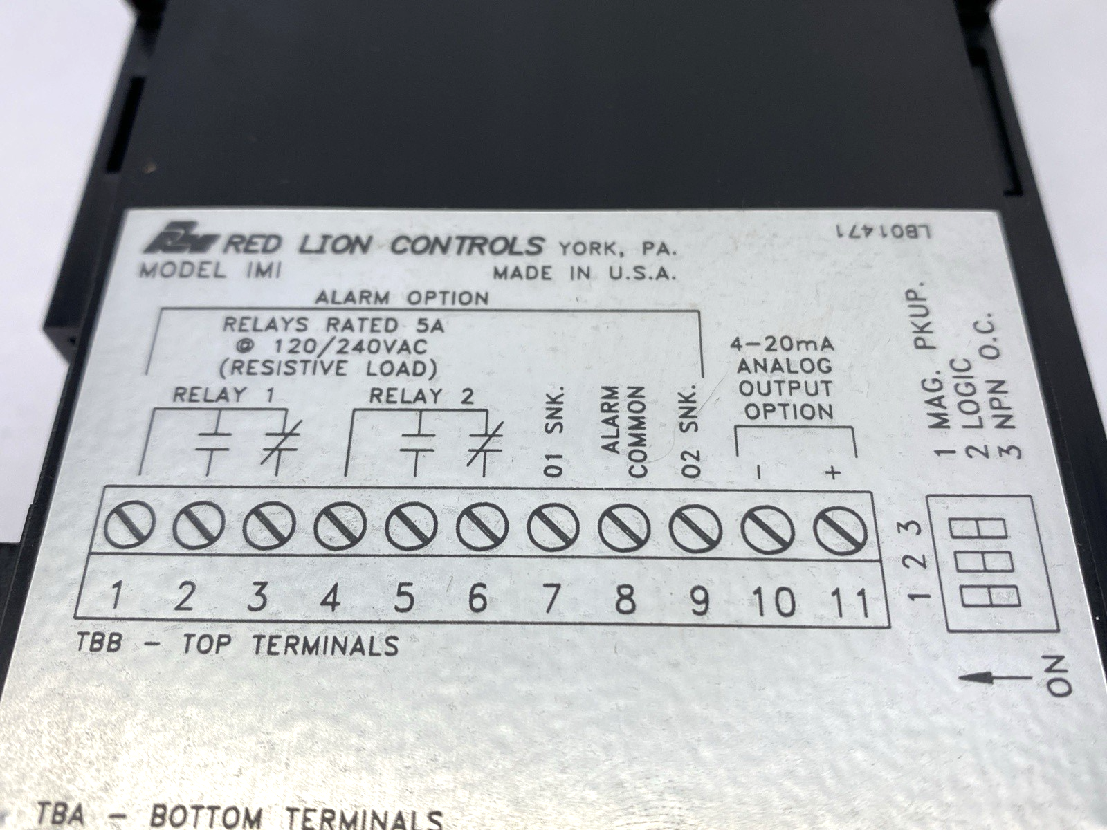 IMI04100 | Red Lion Controls Apollo Intelligent 6 Digit Meter - Used - Maverick Industrial Sales