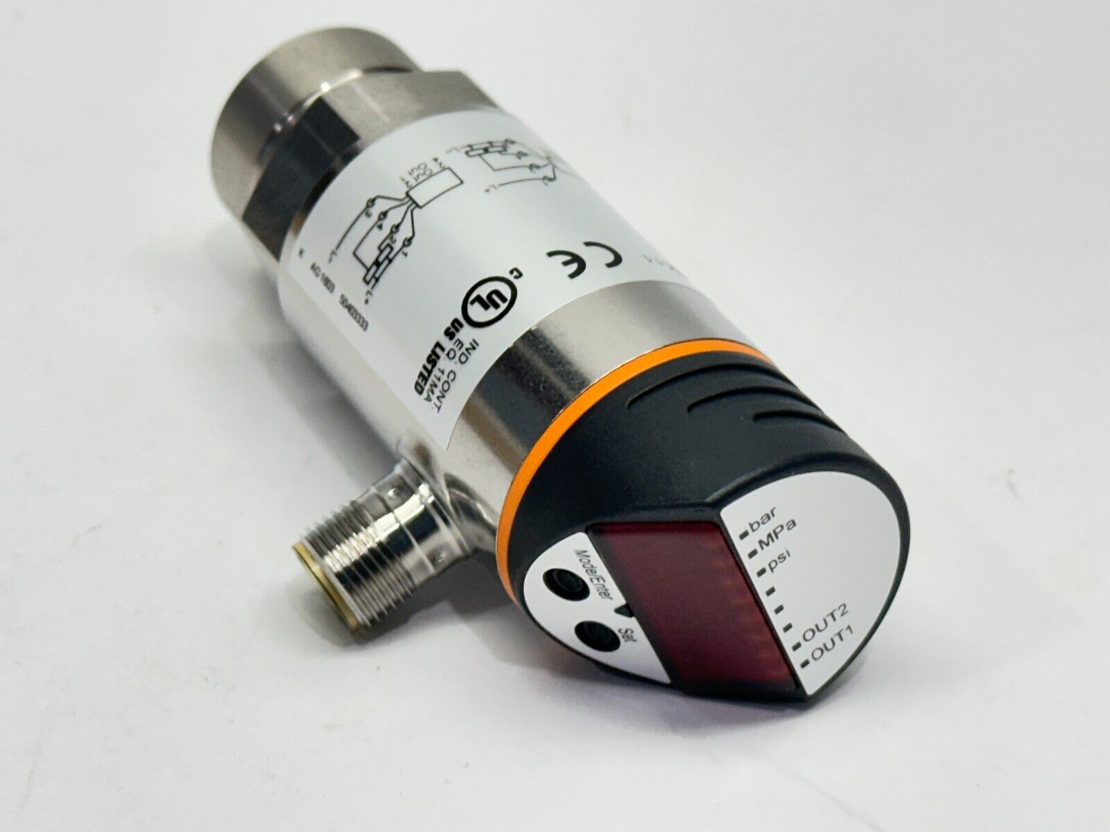 IFM PN7201 Pressure Sensor with Display PN-250-SBN14-QFRKG/US/ /V - Maverick Industrial Sales