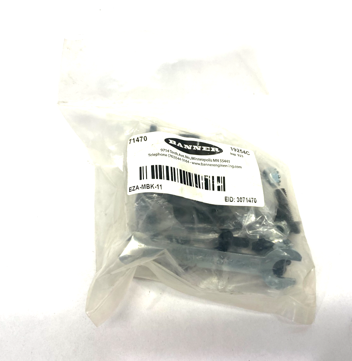 Banner Engineering EZA-MBK-11 EZ-SCREEN Accessory Mounting Bracket Kit 71470 - Maverick Industrial Sales