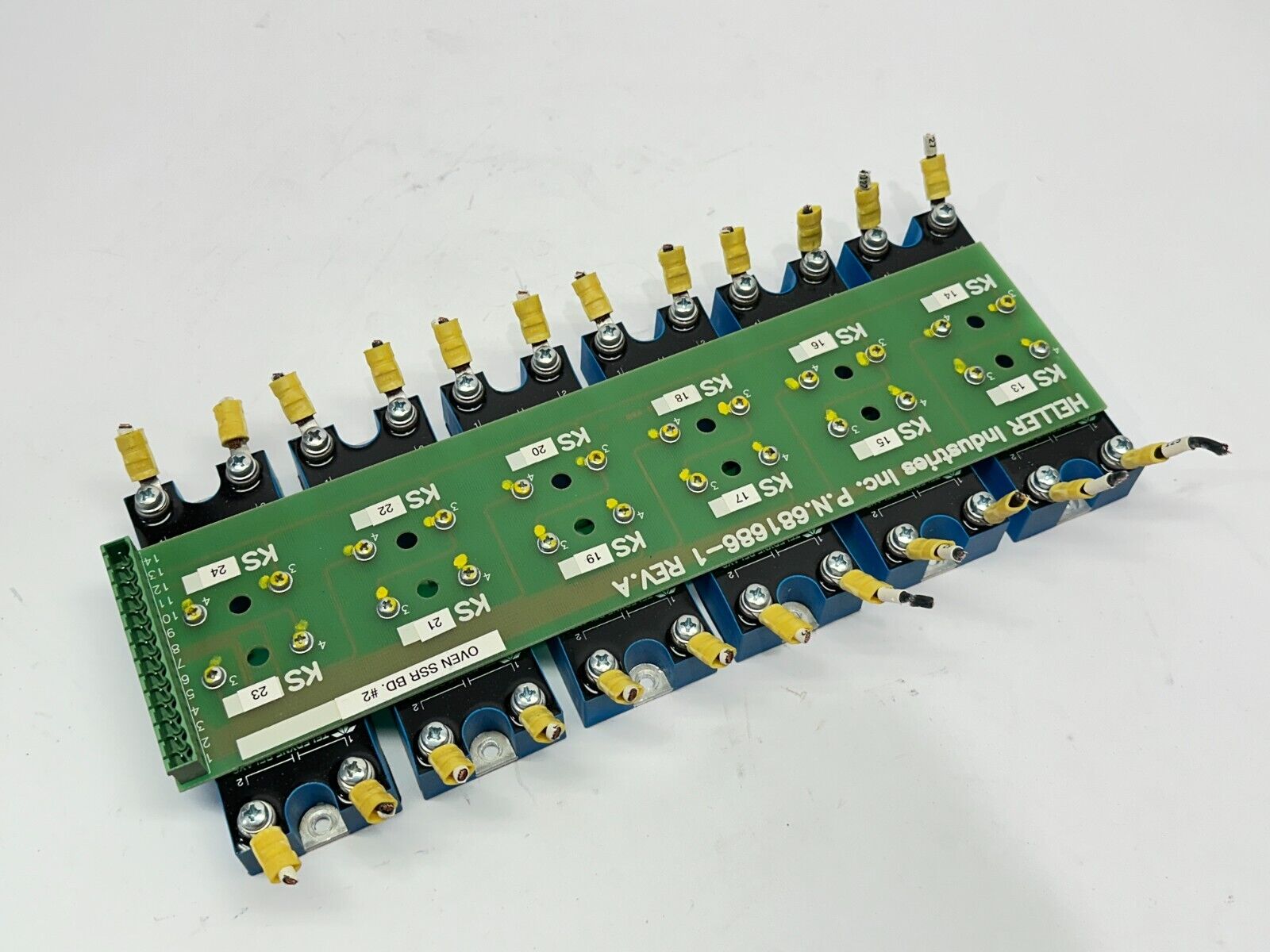 Heller Industries 681686-1 Rev A Oven SSR Board #1 NO CONNECTOR - Maverick Industrial Sales