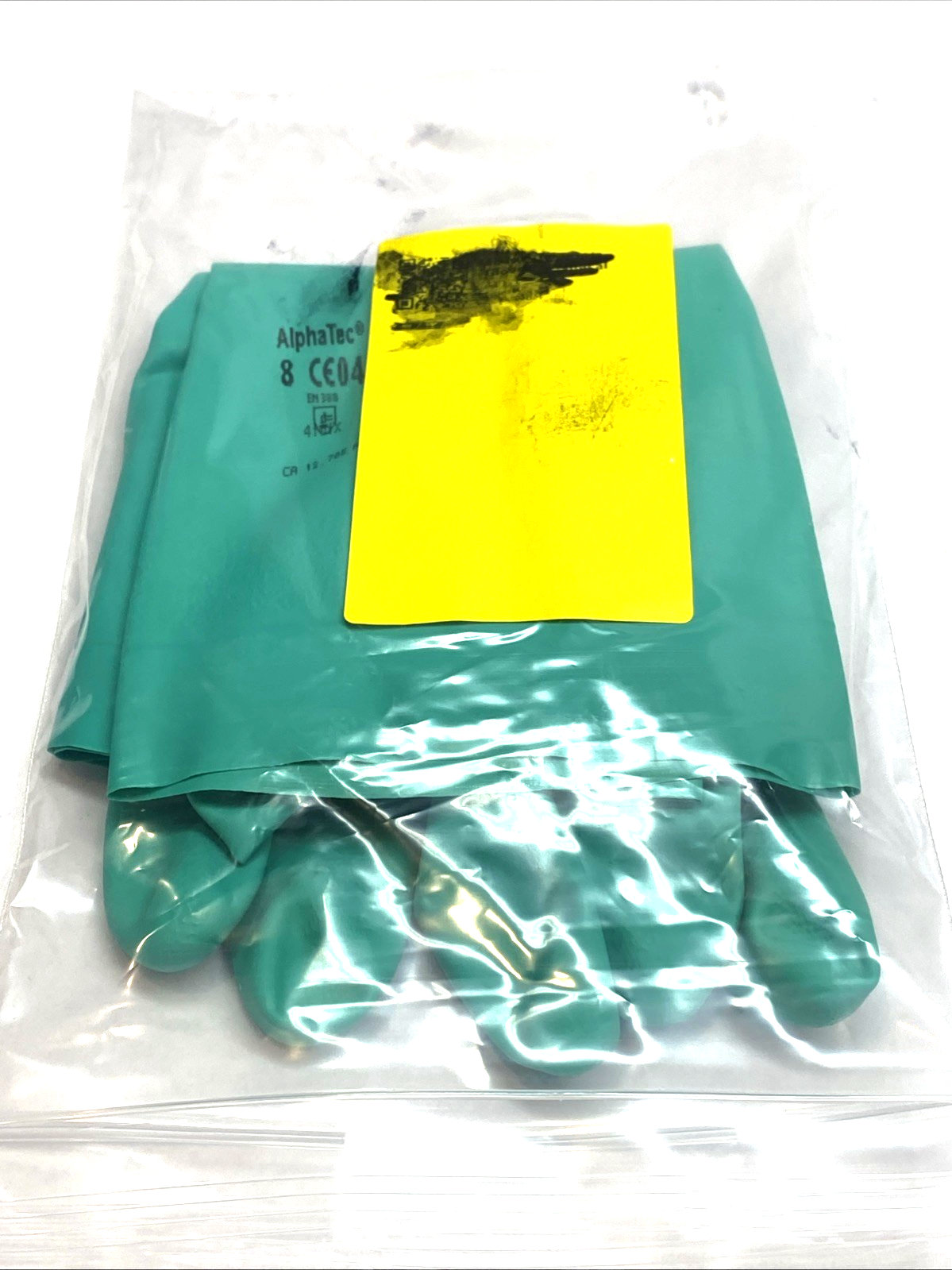 Ansell AlphaTec S-15398M Nitrile Chemical Gloves 13" 17 Mil Medium LOT OF 12 - Maverick Industrial Sales