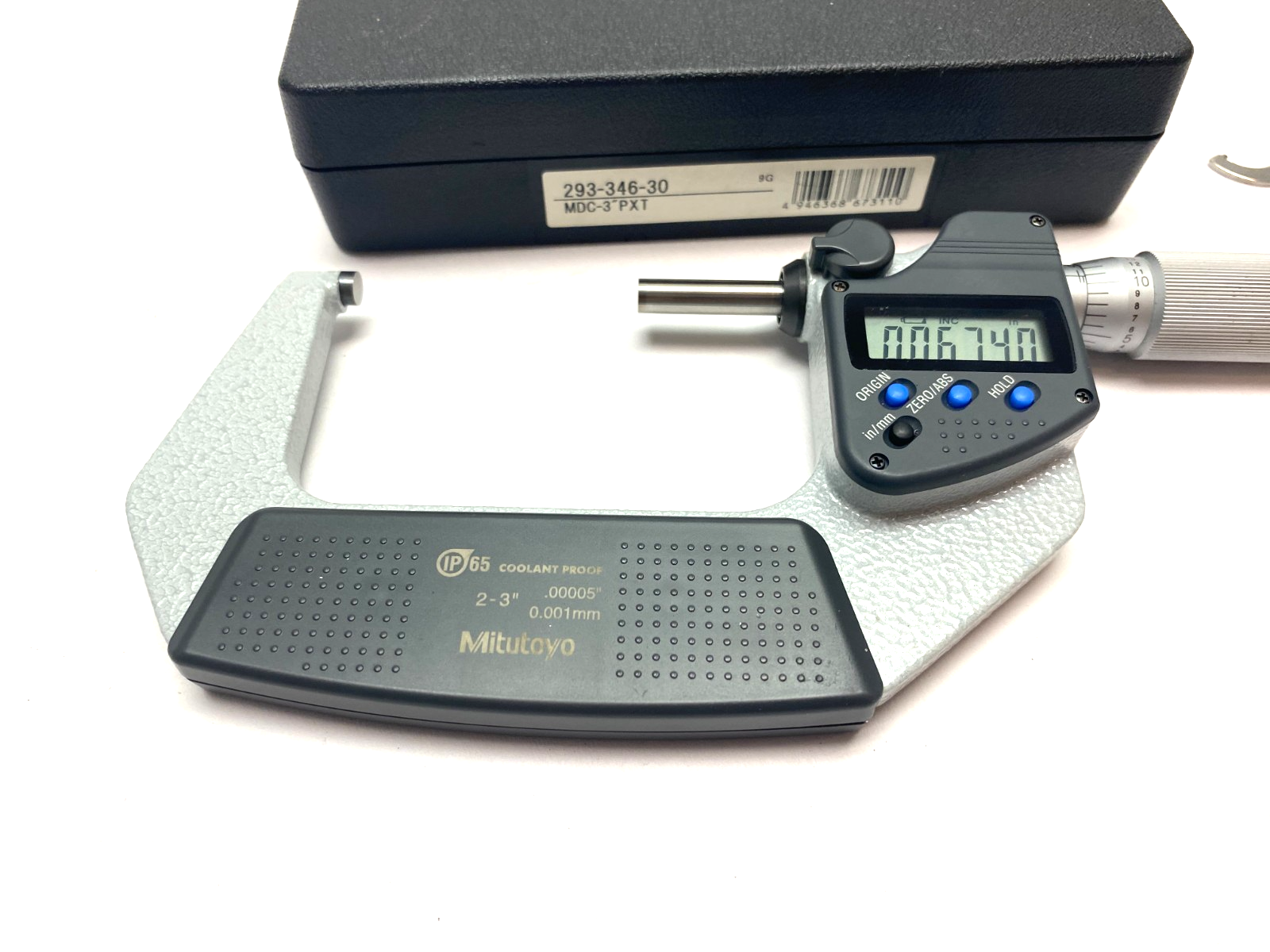 Mitutoyo 293-346-30 Digimatic Micrometer IP65 Coolant-Proof .00005 MDC-3"PXT - Maverick Industrial Sales