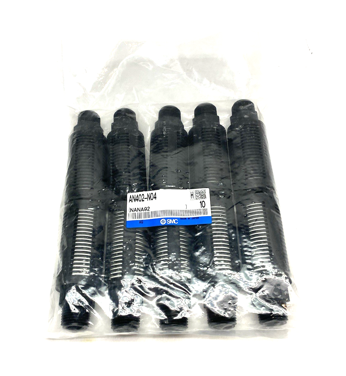 AN402-N04 | SMC Noise Reduction Pneumatic Muffler 1/2" NPT PKG OF 10 - New - Maverick Industrial Sales