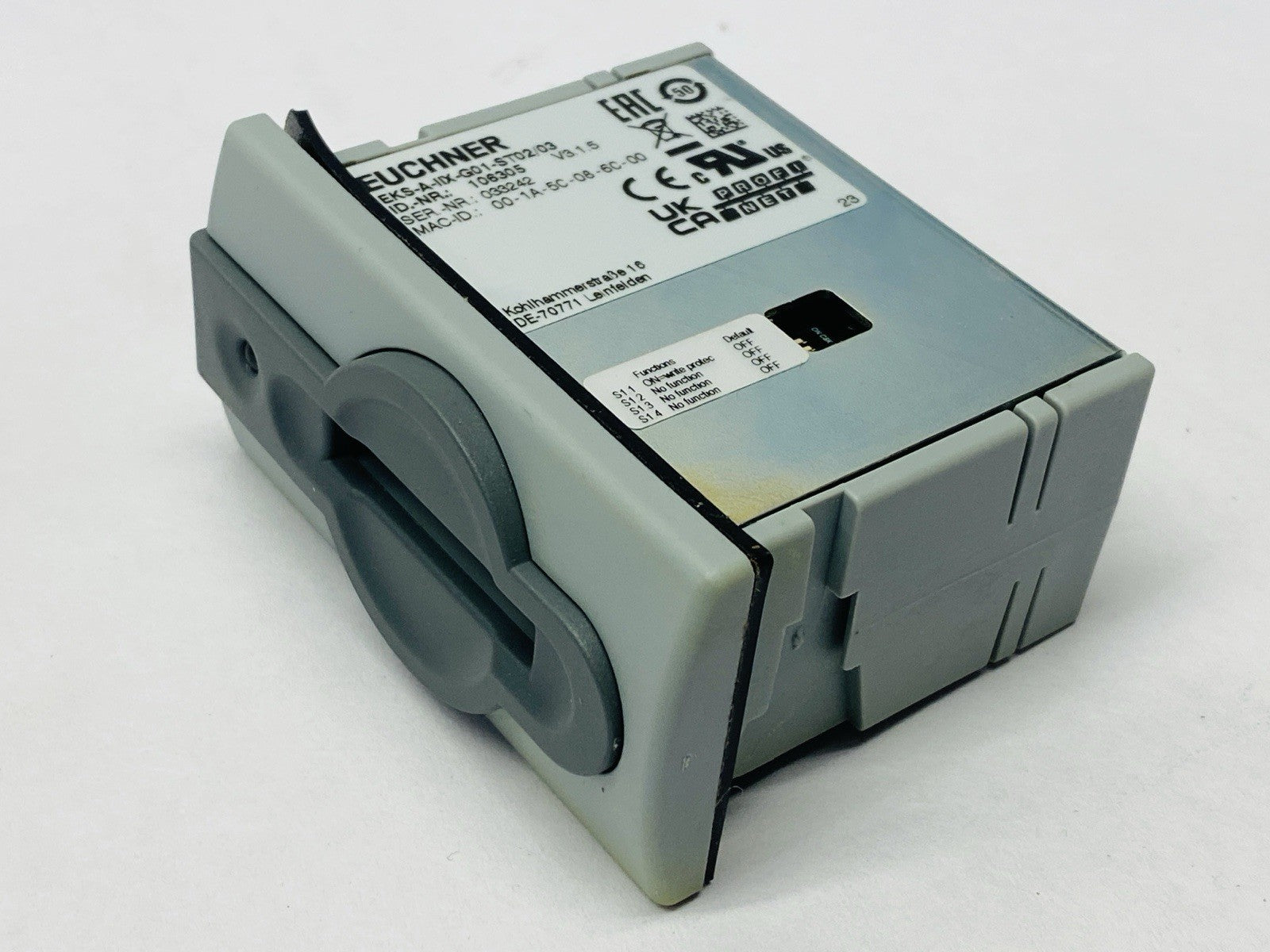 Euchner EKS-A-IIX-G01-ST02/03 Electronic-Key Adapter PROFINET Interface 106305 - Maverick Industrial Sales