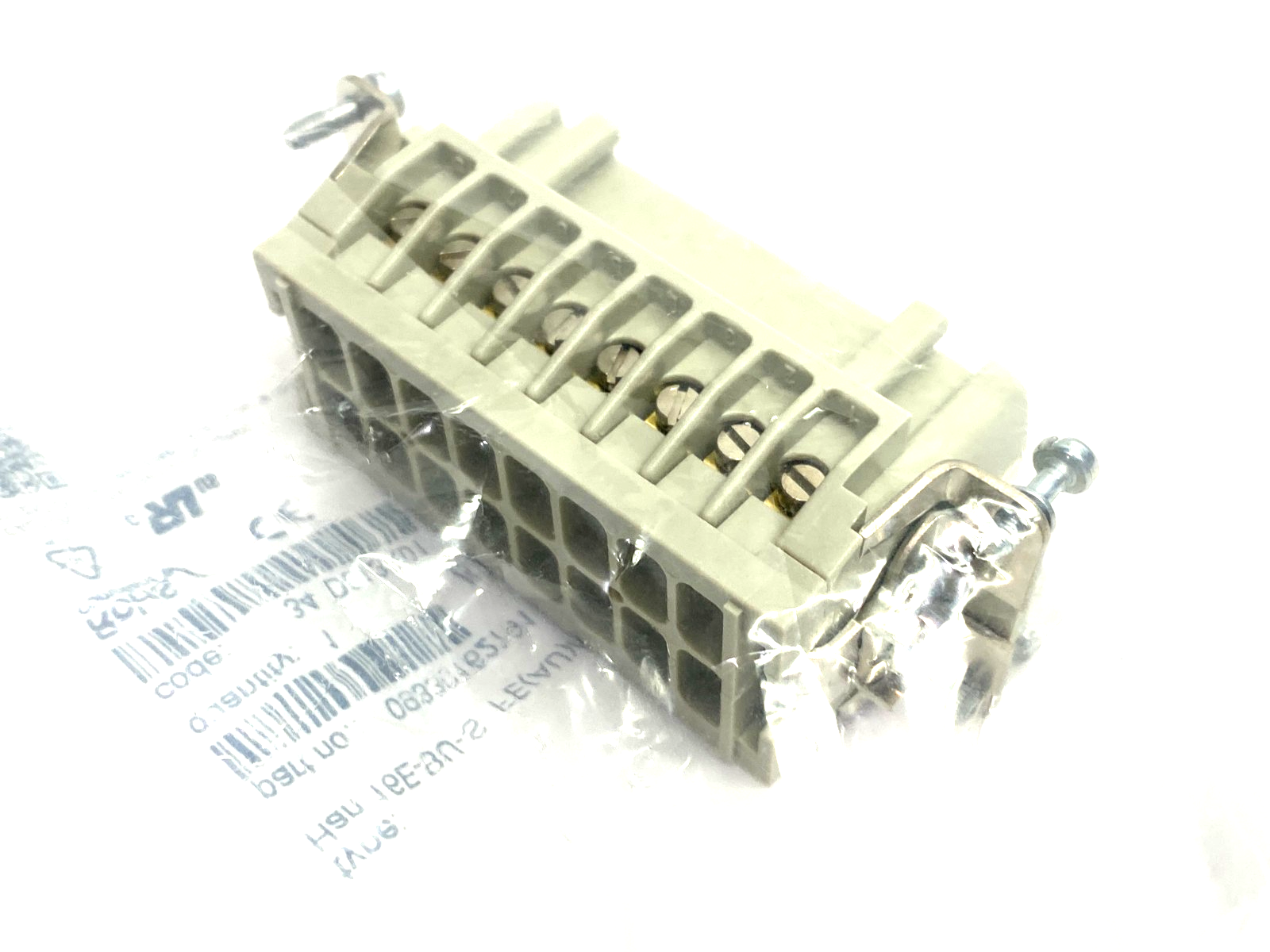 Harting 09330162791 Female Insert Han 16E-F-Screw Fe(Au) / CuNi Type J - Maverick Industrial Sales