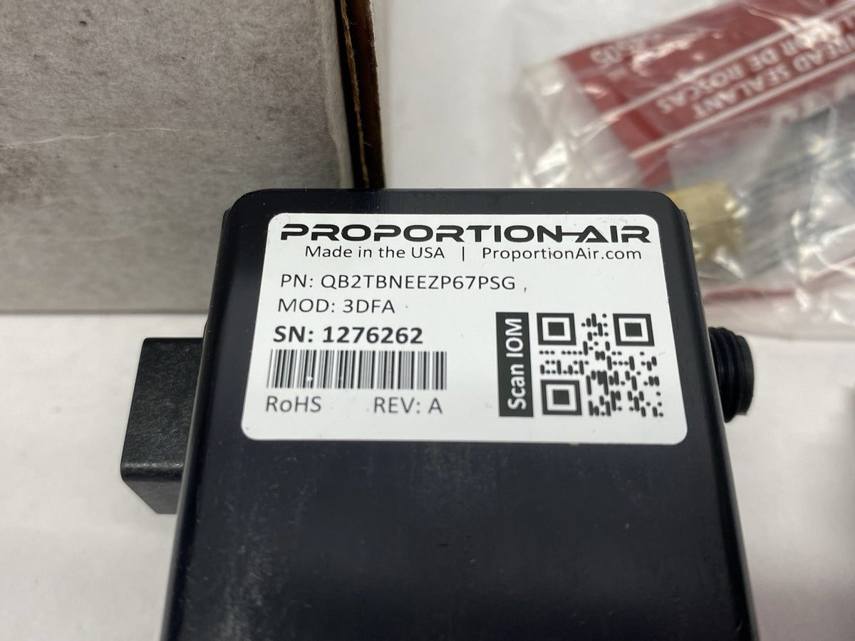 Proportion Air QB2TBNEEZP67PSG Rev. A Electronic Air Volume Booster 3DFA - Maverick Industrial Sales