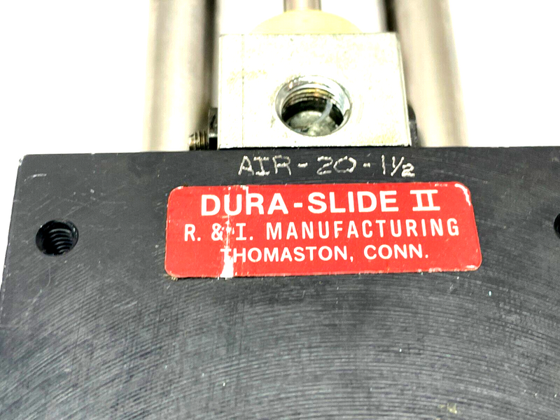 R&I Dura-Slide II AIR-20-1-1/2 Linear Slide - Maverick Industrial Sales