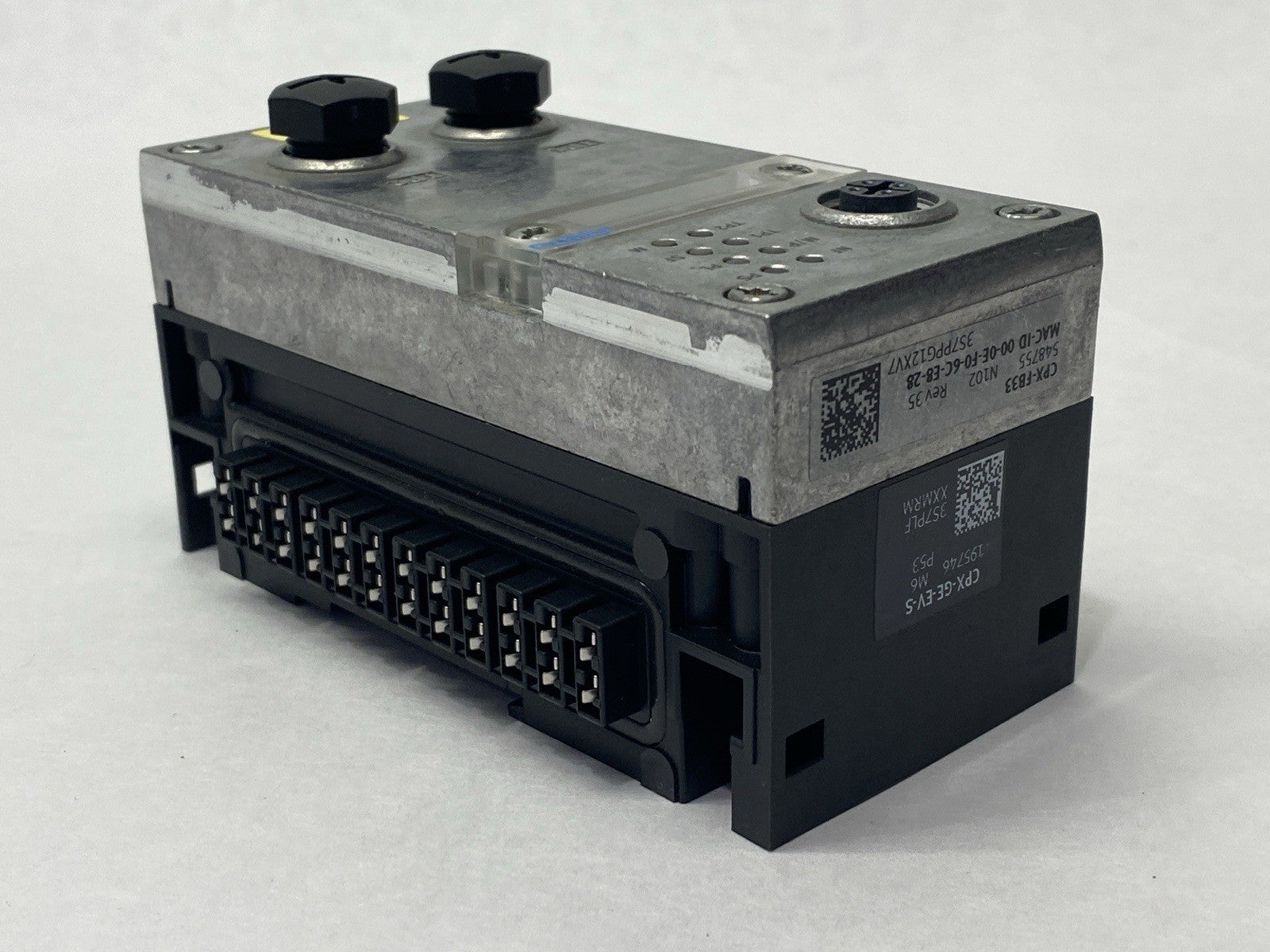 Festo CPX-FB33 Bus Node 548755 w/ CPX-GE-EV-S Interlinking Block 195746 - Used - Maverick Industrial Sales