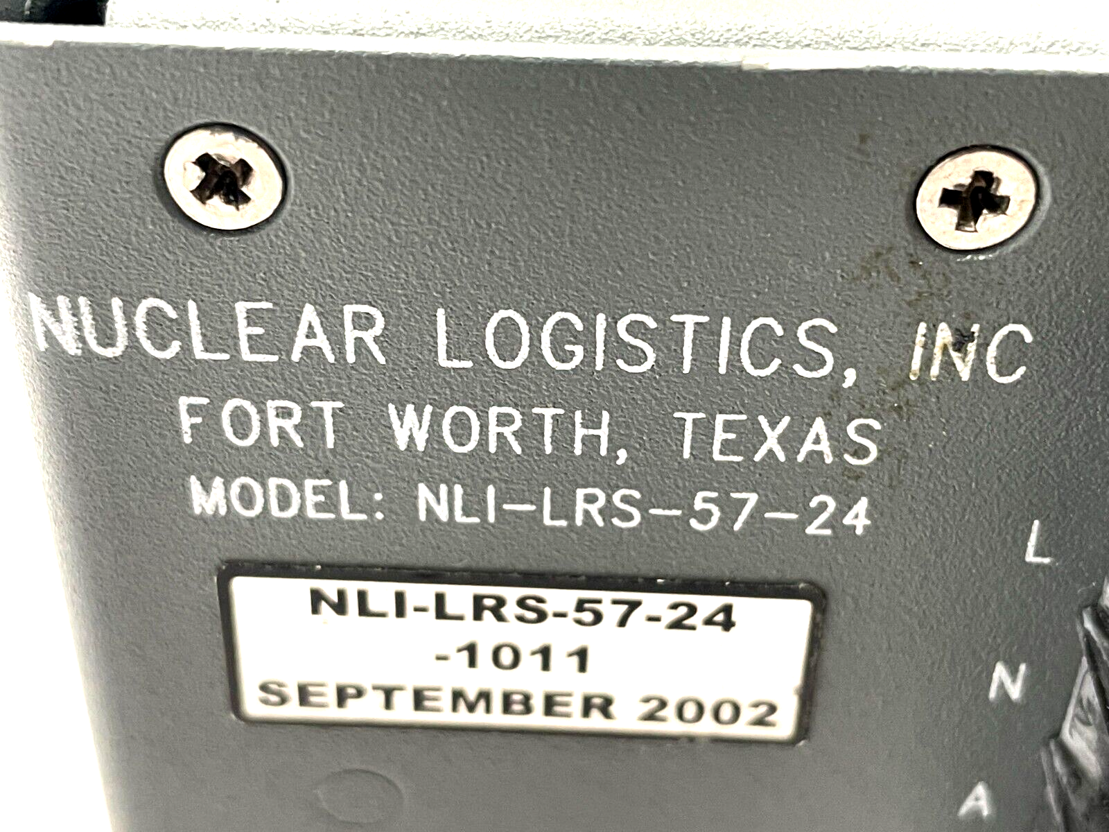 Nuclear Logistics NLI-LRS-57-24 Power Supply 24 VDC - For parts or not working - Maverick Industrial Sales