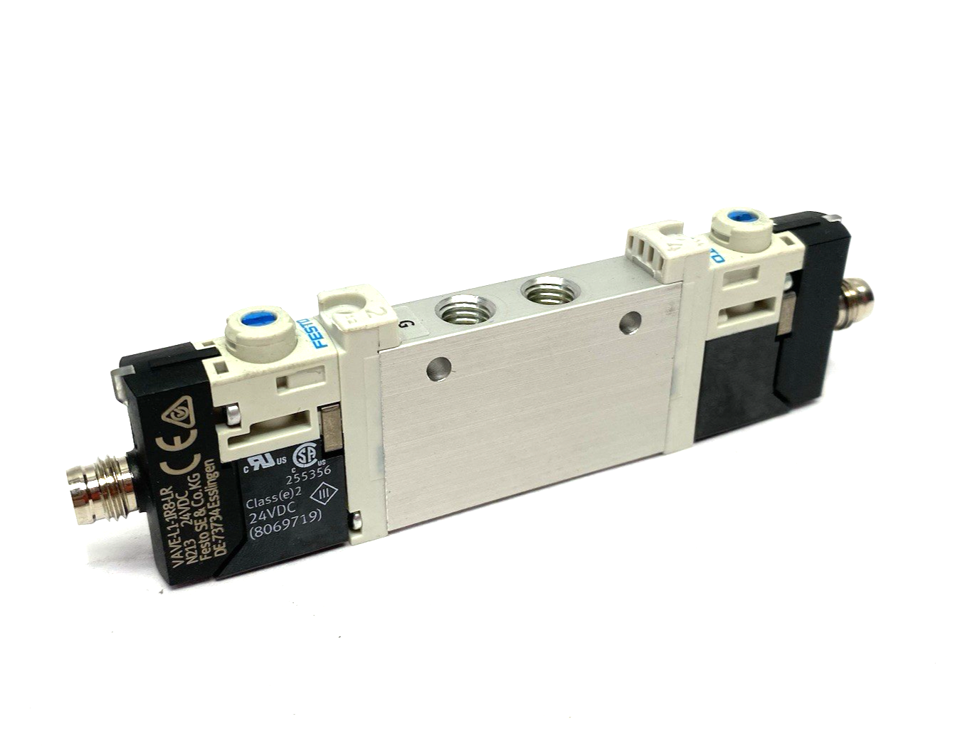VUVG-L10-P53C-T-M7-1P3 | Festo Air Pilot Control Solenoid Valve 5/3 Closed, 566476 - Used - Maverick Industrial Sales