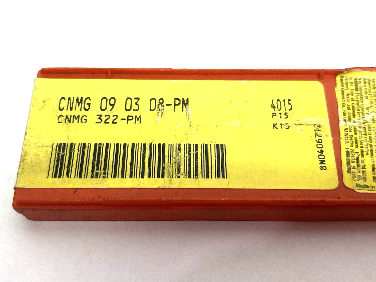 CNMG 09 03 08-PM 4015 | Sandvik Coromant CoroKey Insert for Turning PKG OF 8 - New – Open box - Maverick Industrial Sales
