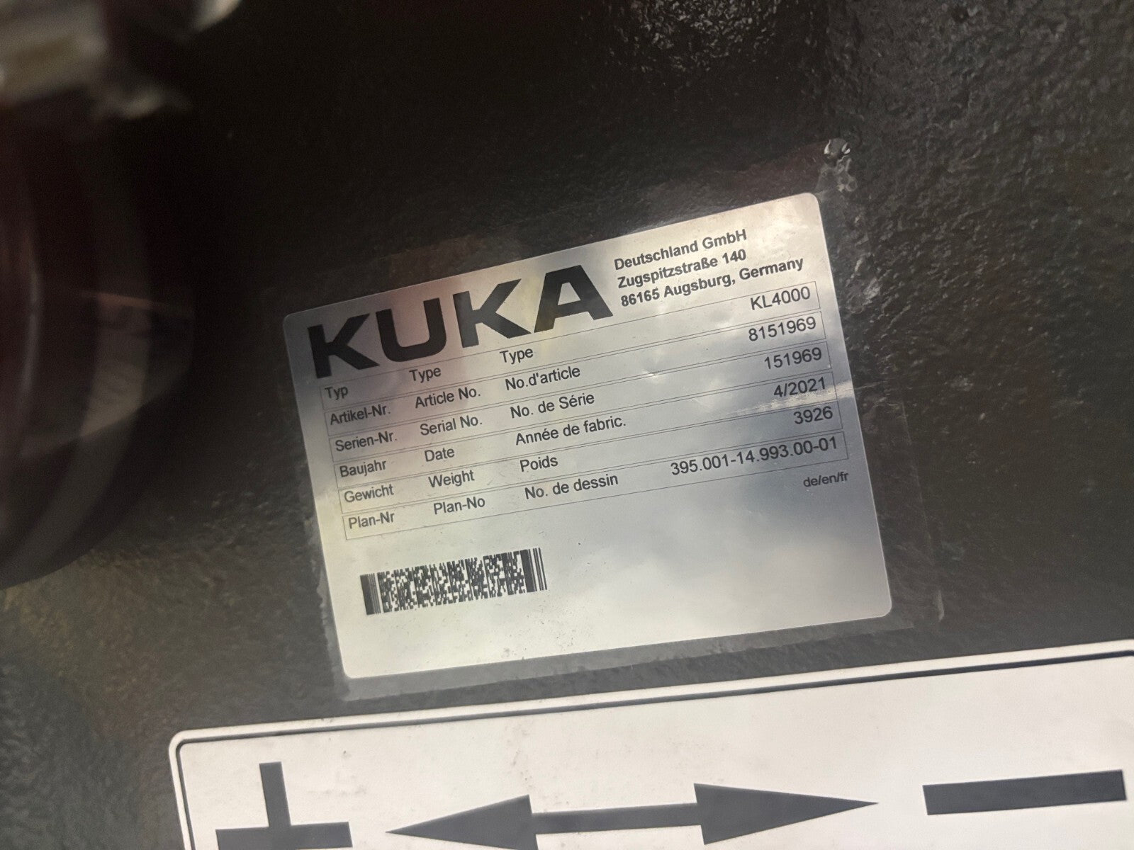 Kuka KL4000 - 7th Axis Linear Robot Rail Track 12 Meter, 8151969, KL-4000, 2021 - Maverick Industrial Sales