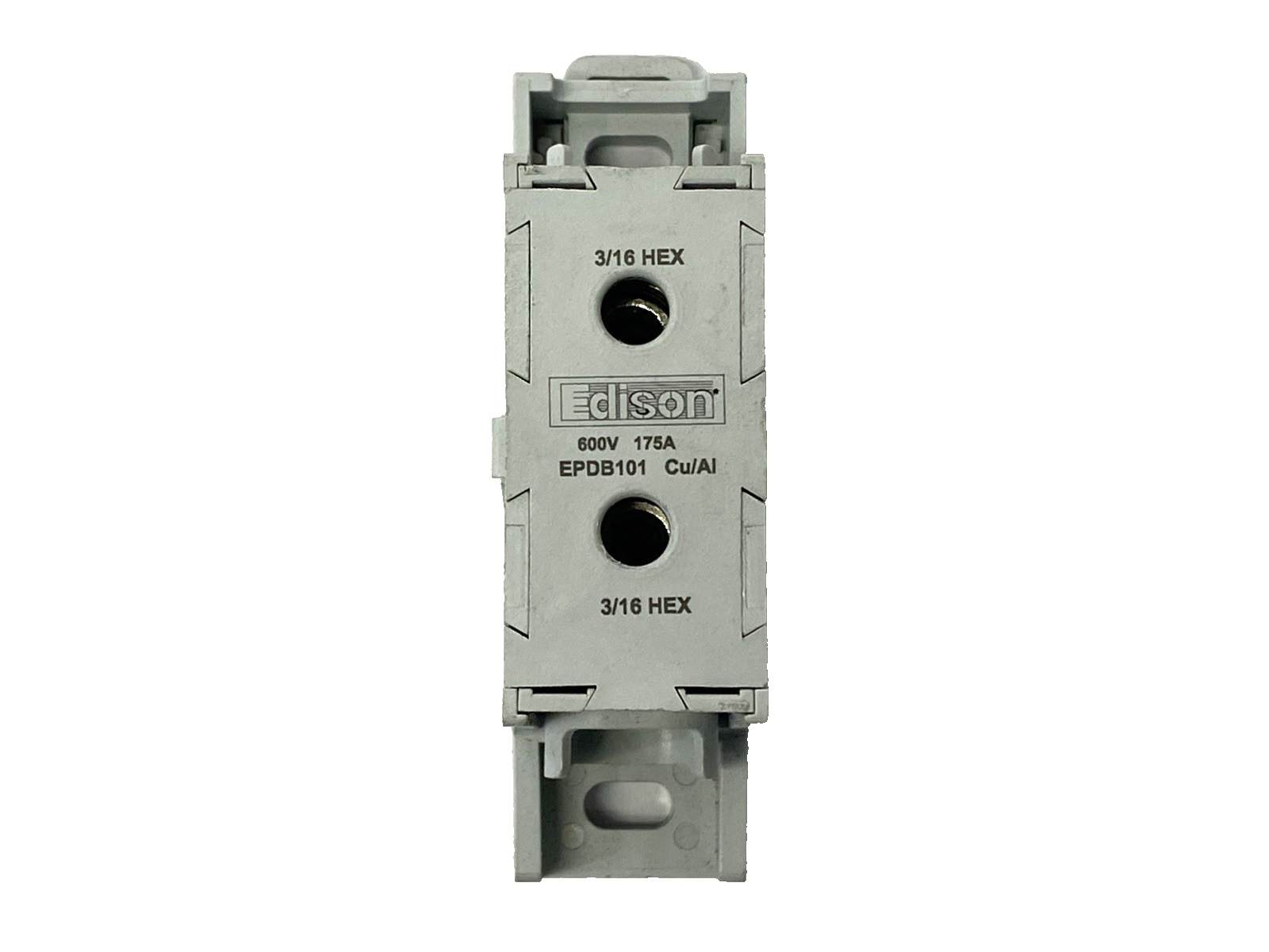 Edison EPDB101 Power Distribution Block 3/16" 600V 175A - Maverick Industrial Sales