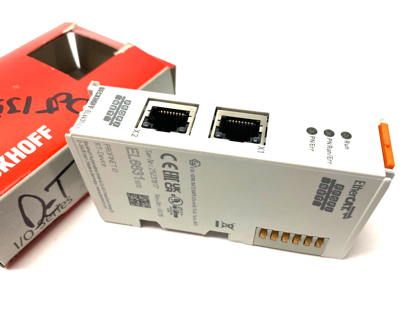 Beckhoff EL6631-0010 EtherCAT 2-Port Communication Interface PROFINET Controller - Maverick Industrial Sales