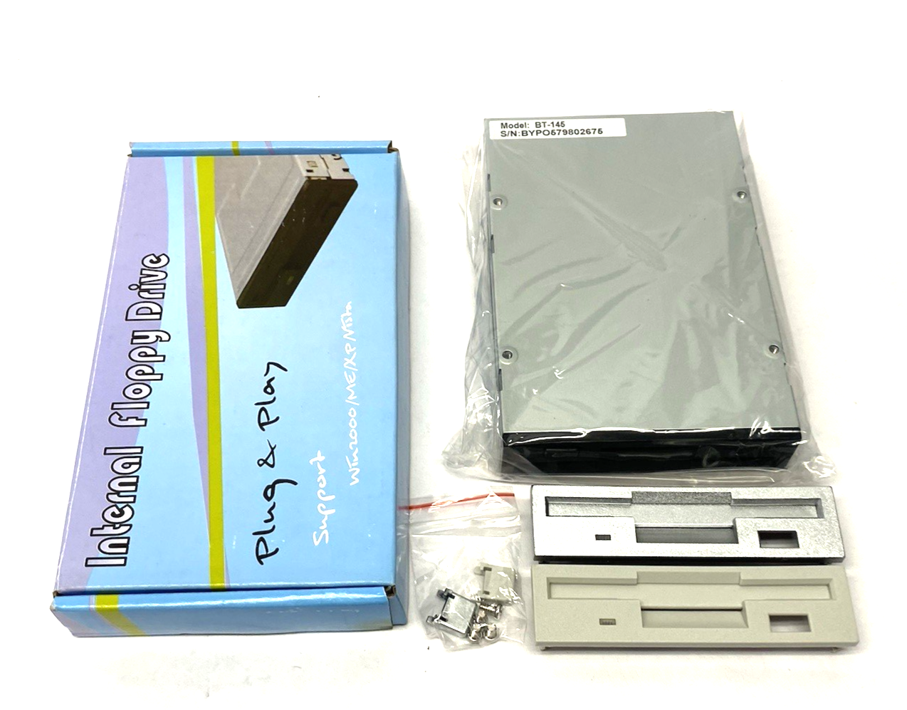 BT-145 | Teac Bytecc Internal Floppy Drive, Plug & Play, 3.5" Disk Bay 1.44MB - New - Maverick Industrial Sales