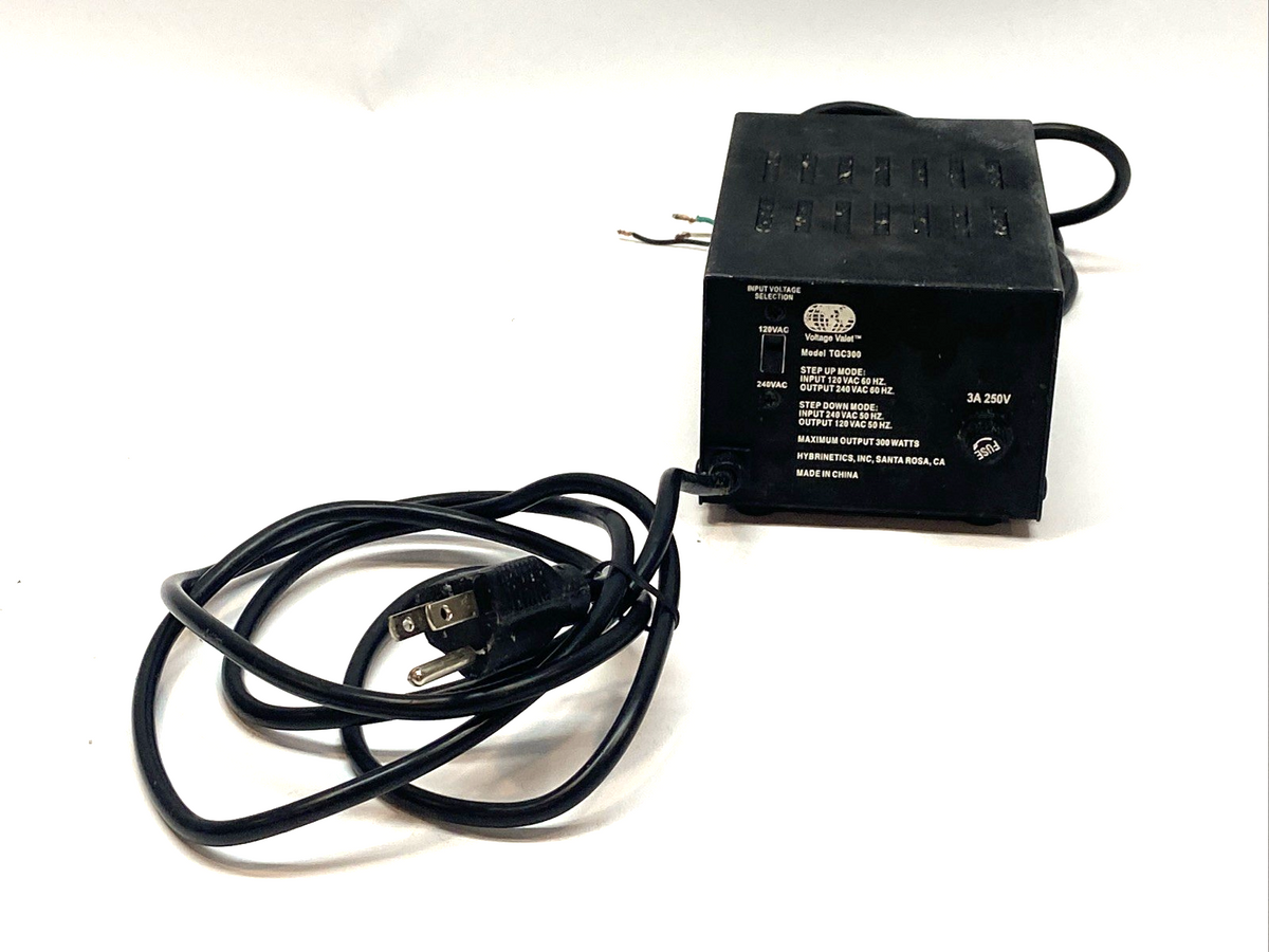 Voltage Valet TGC300 Step-Up/Step-Down Transformer 300W 120VAC Output - Maverick Industrial Sales